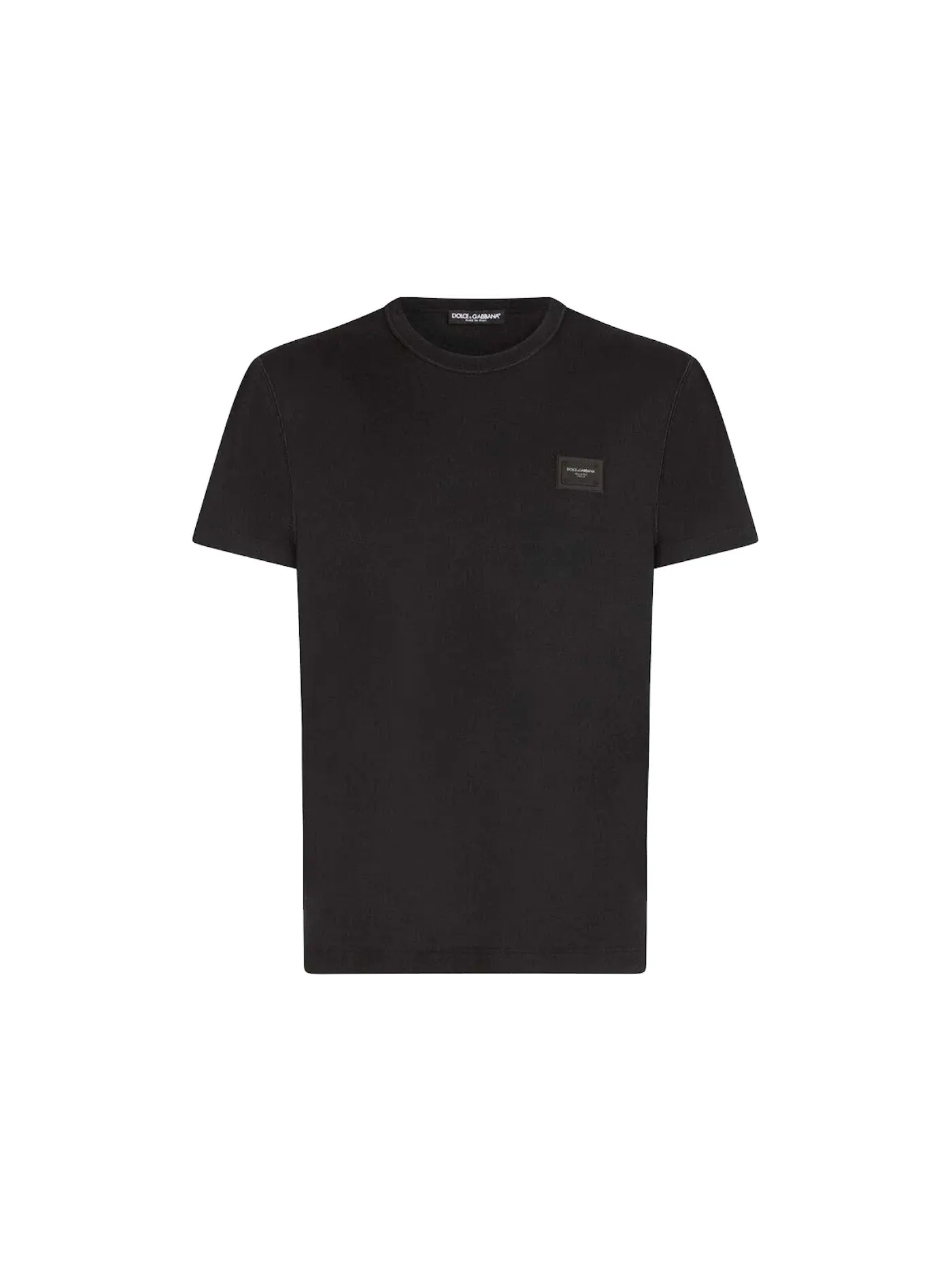 Мужская футболка с принтом Dolce & Gabbana T-shirt — изображение 1 из 1, черный