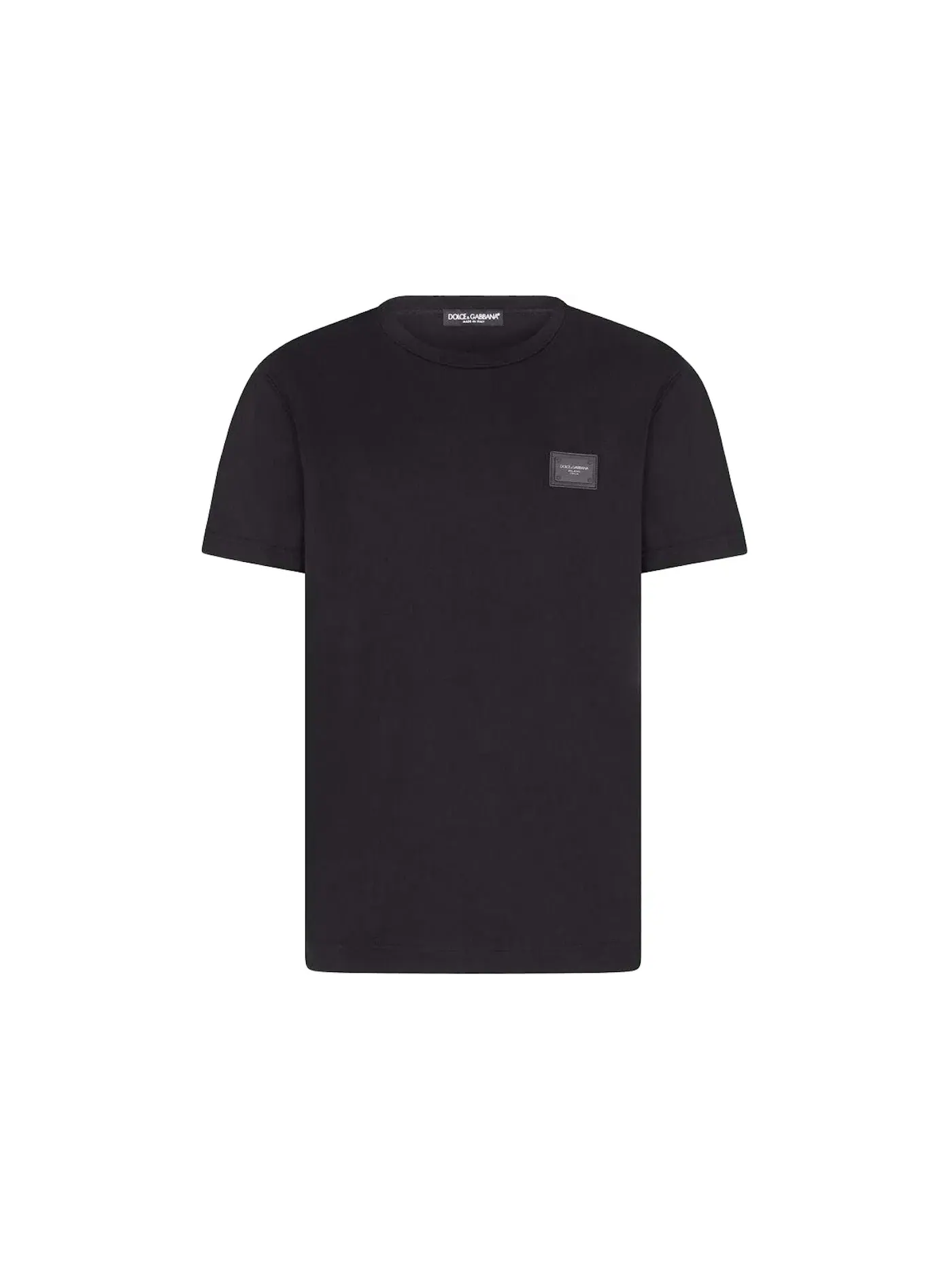 Мужская футболка хлопковая Dolce & Gabbana T-shirt — изображение 1 из 1, синий