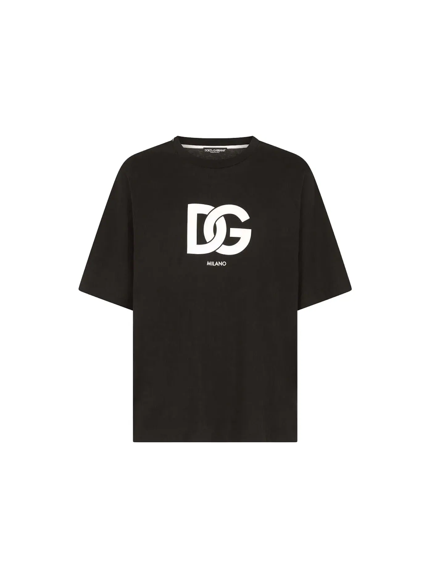 Мужская футболка с принтом T-shirt Dolce & Gabbana — изображение 1 из 1, черный