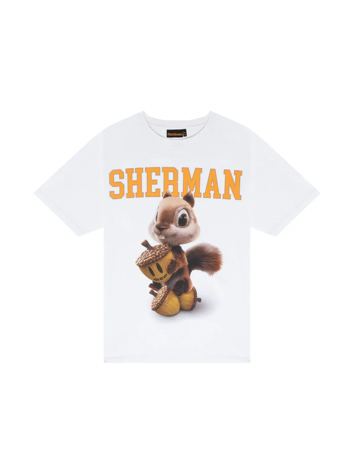 Мужская футболка с принтом drew house Tee drew house — изображение 1 из 2, белый