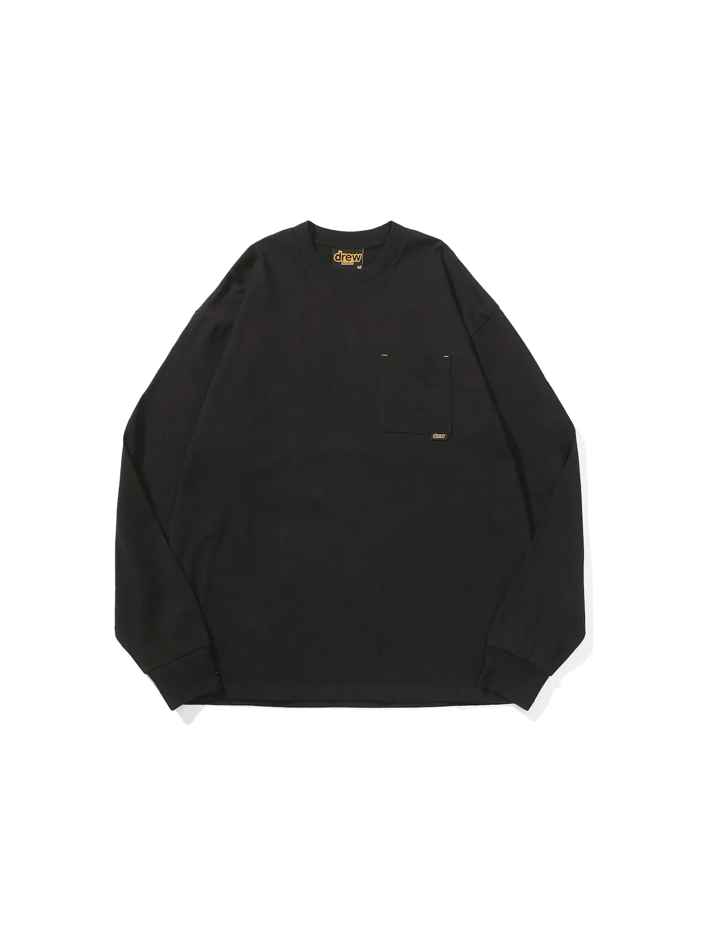 Мужская футболка с длинным рукавом LS Pocket Tee drew house — изображение 1 из 1, черный