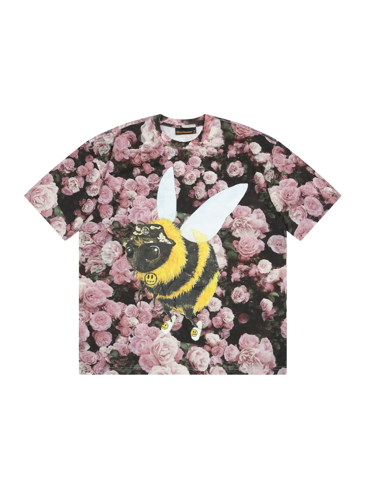Мужская футболка с принтом drew house Tee drew house — изображение 1 из 1, розовый