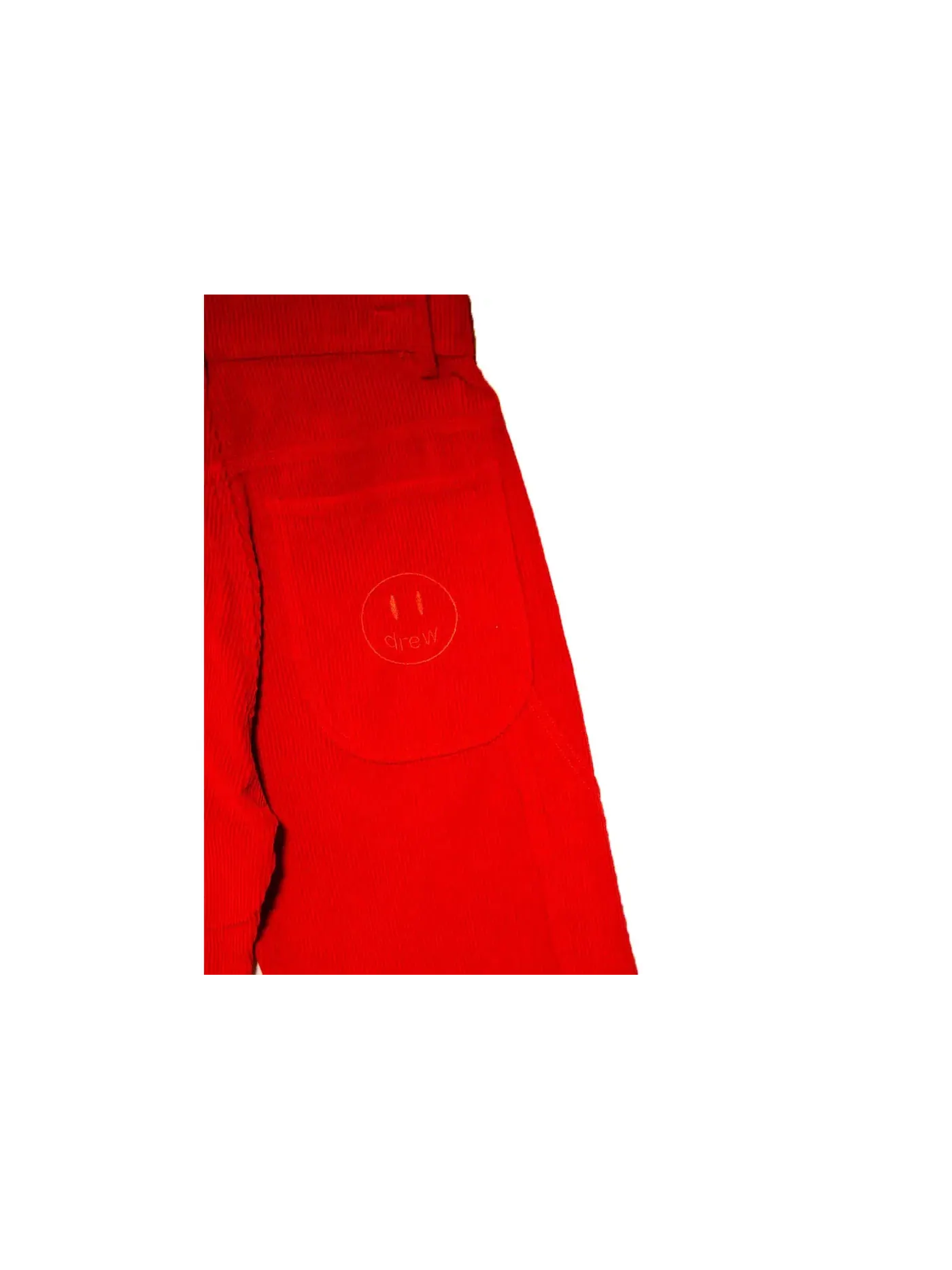 Мужские брюки из вельвета Carpenter Pant drew house — изображение 2 из 2, красный