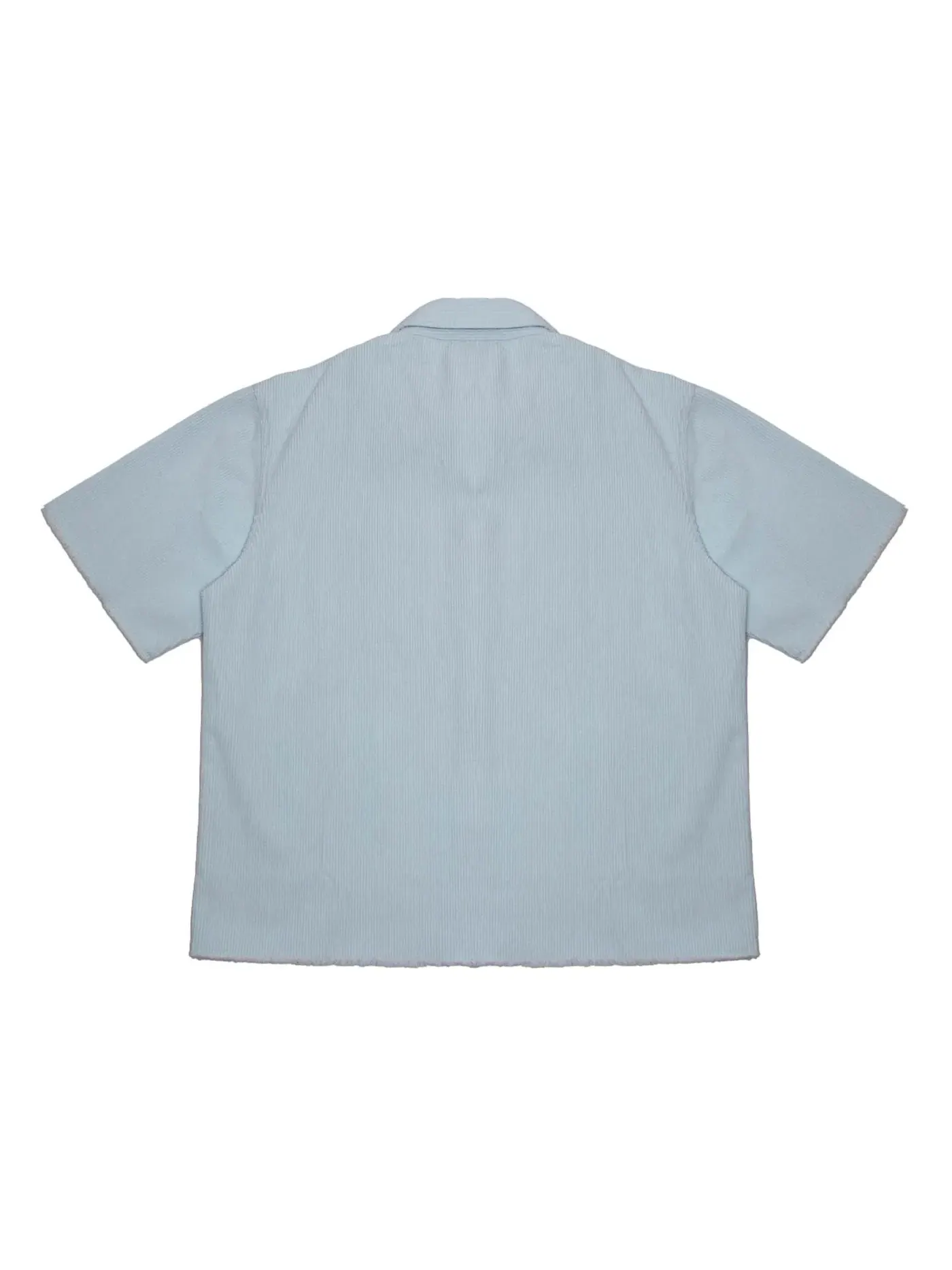 Мужская футболка из вельвета с коротким рукавом ss shirt drew house — изображение 2 из 3, синий