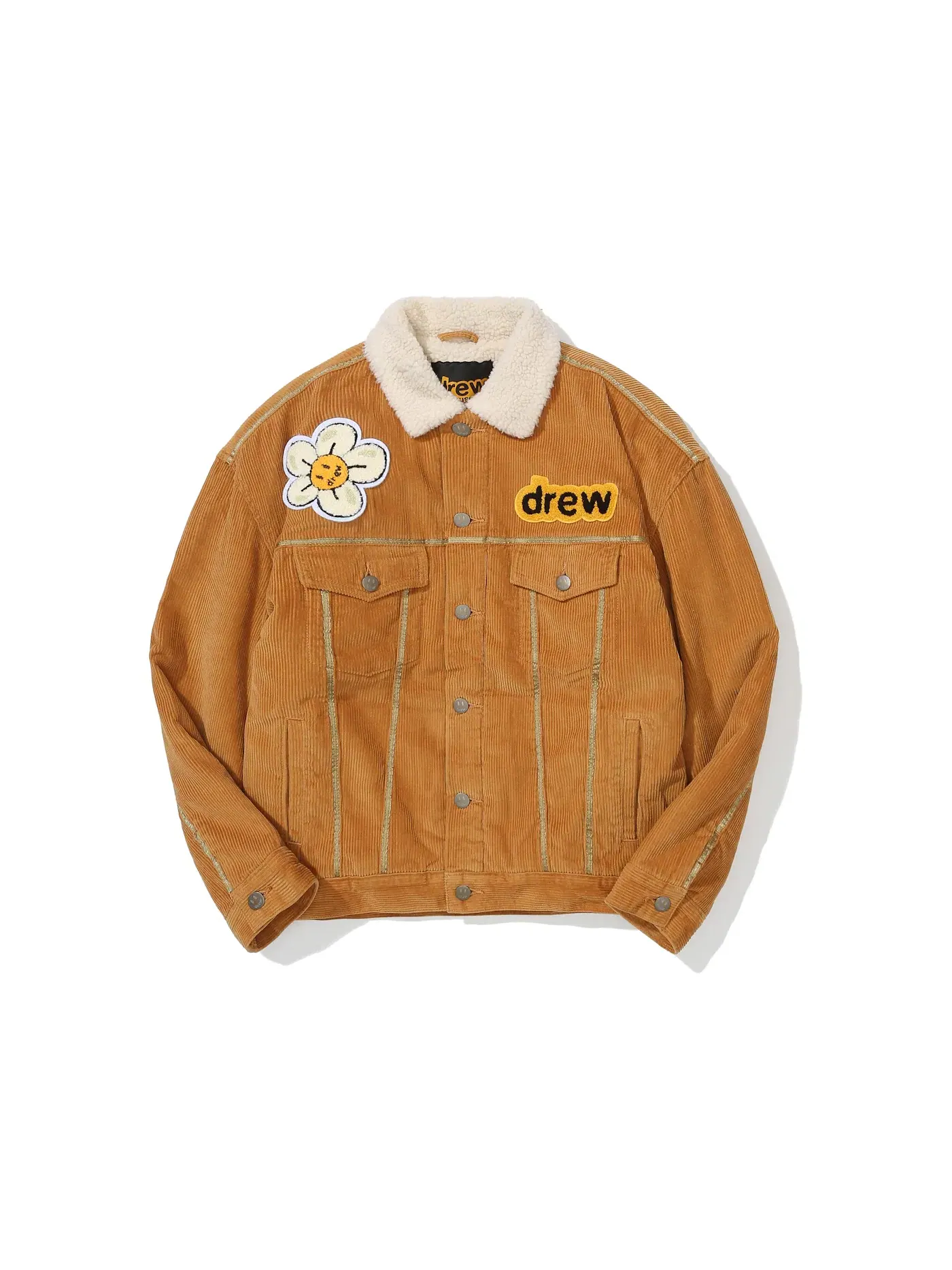 Мужская куртка из вельвета drew house Jacket — изображение 1 из 2, верблюжий