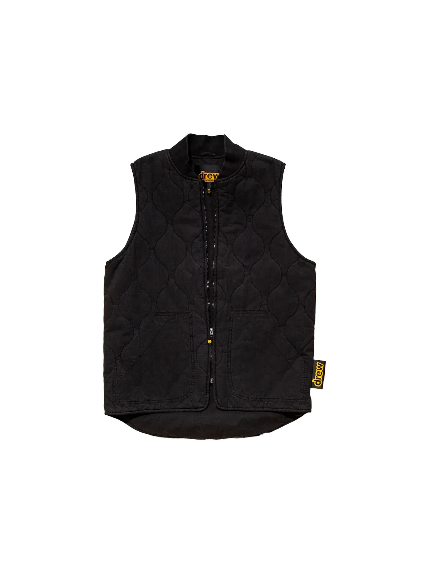 Мужской жилет хлопковый из рипстопа drew house Vest — изображение 1 из 2, черный