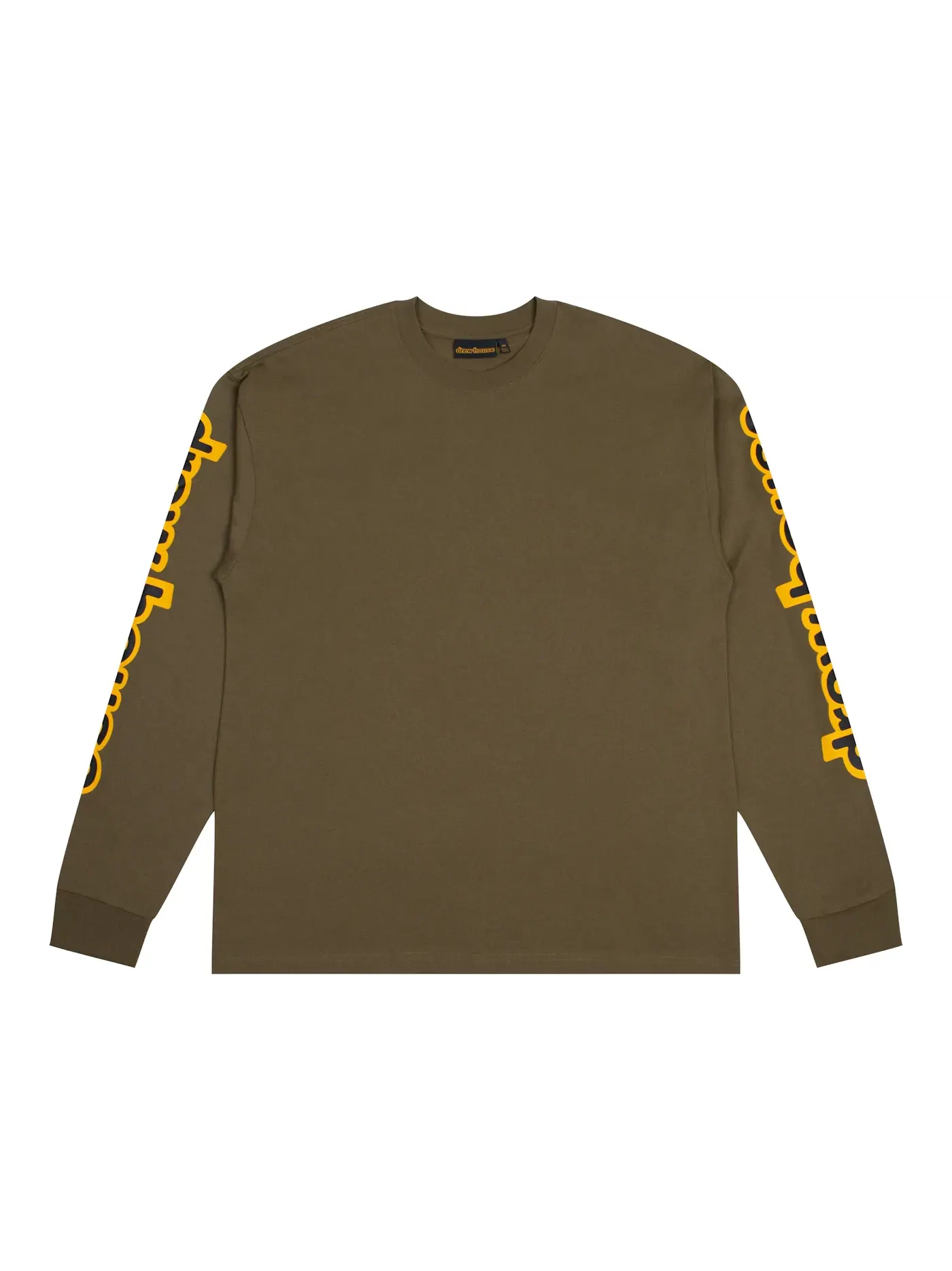 Мужская футболка с длинным рукавом LS Tee drew house — изображение 1 из 2, оливковый