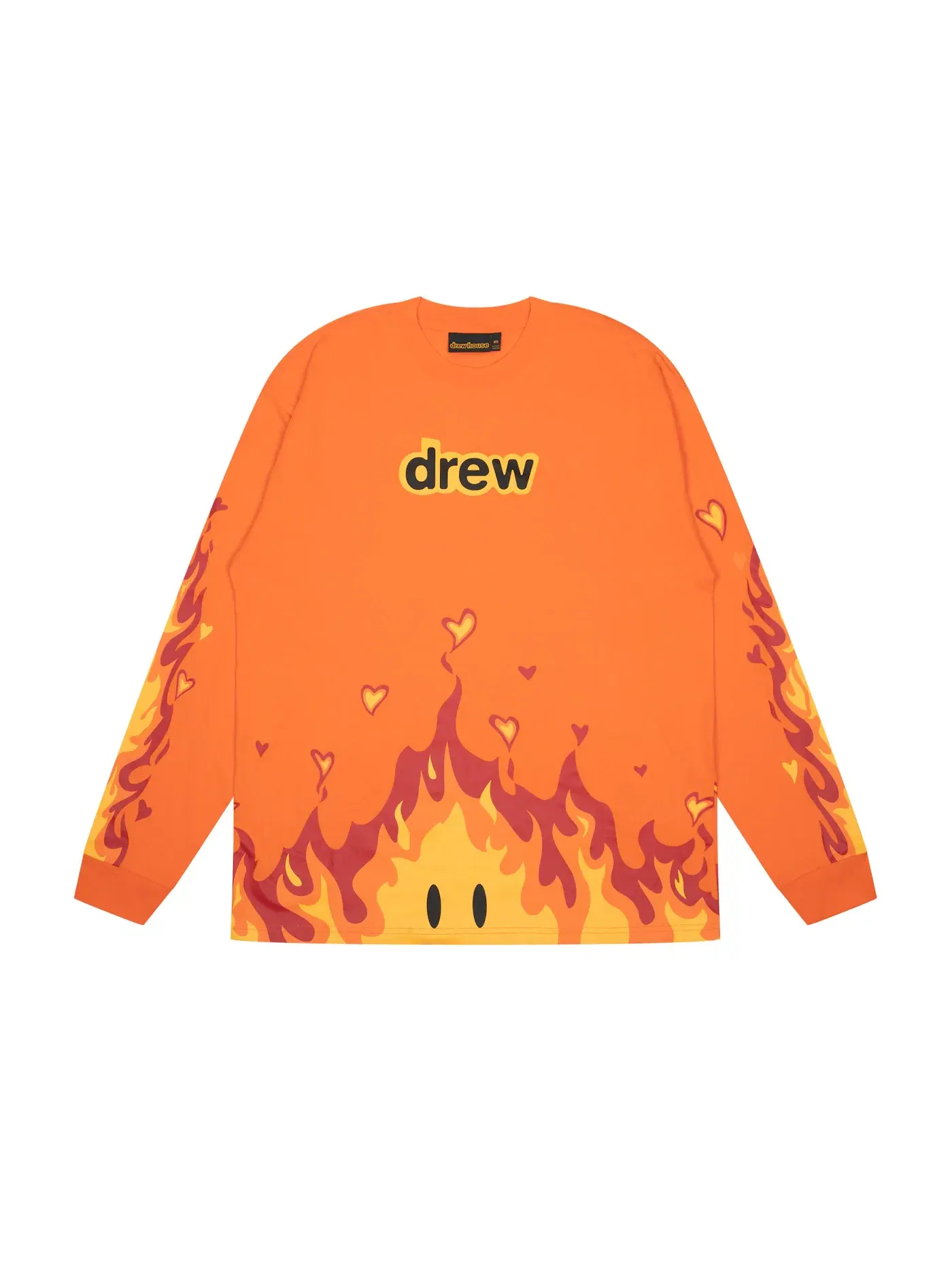 Мужская футболка с длинным рукавом drew house — изображение 1 из 2, оранжевый