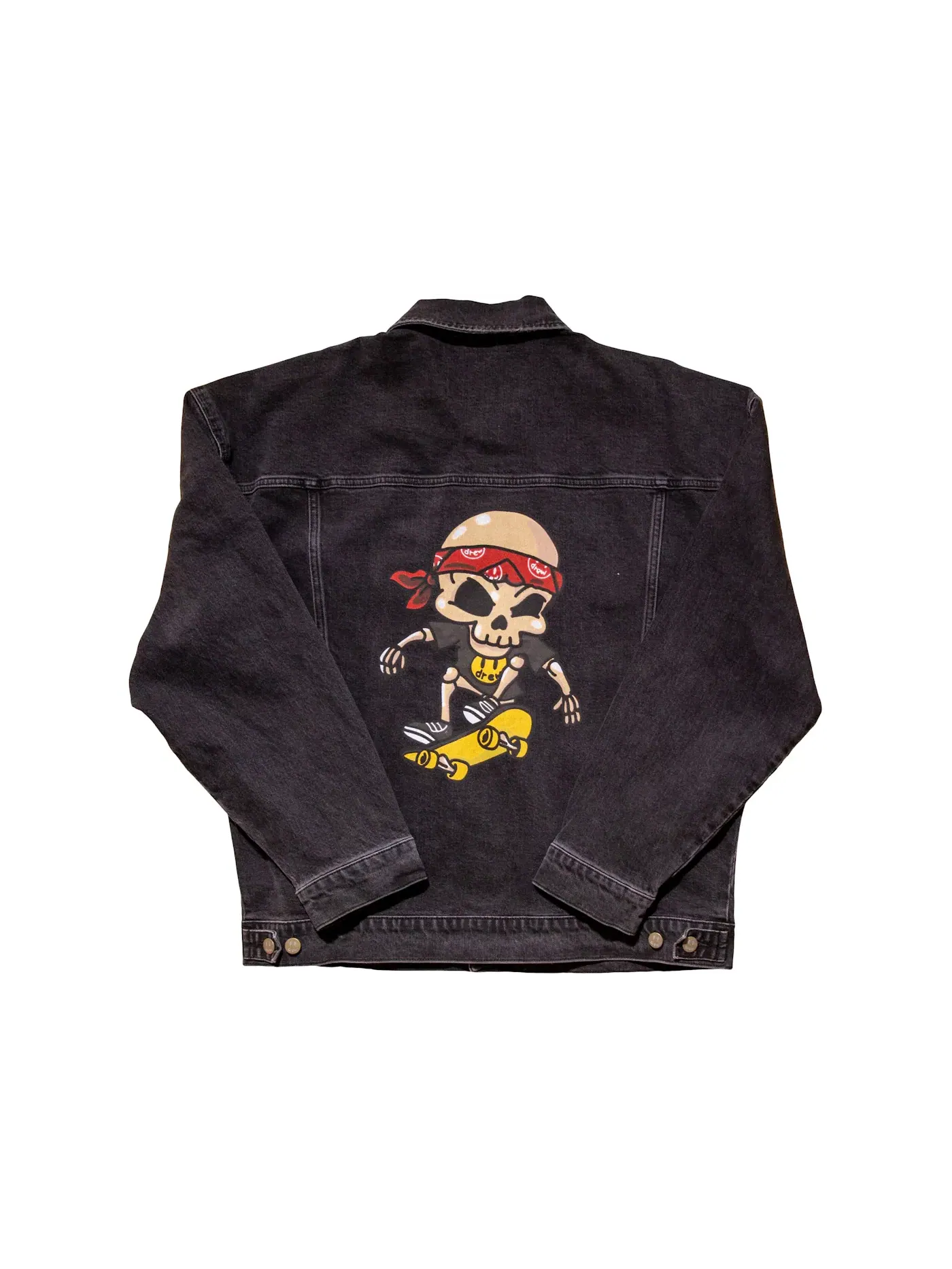 Мужская куртка-тракер с принтом Trucker Jacket drew house — изображение 1 из 3, черный