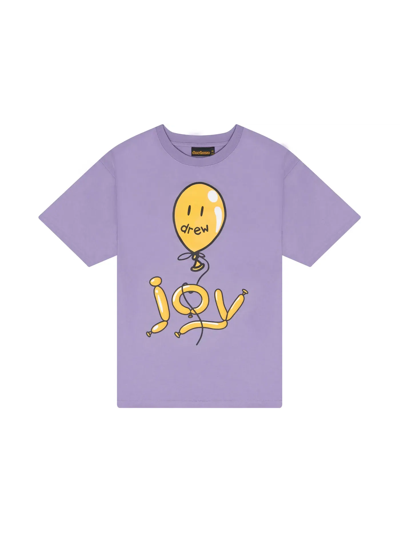 Мужская футболка с принтом drew house Joy Tee — изображение 1 из 2, фиолетовый
