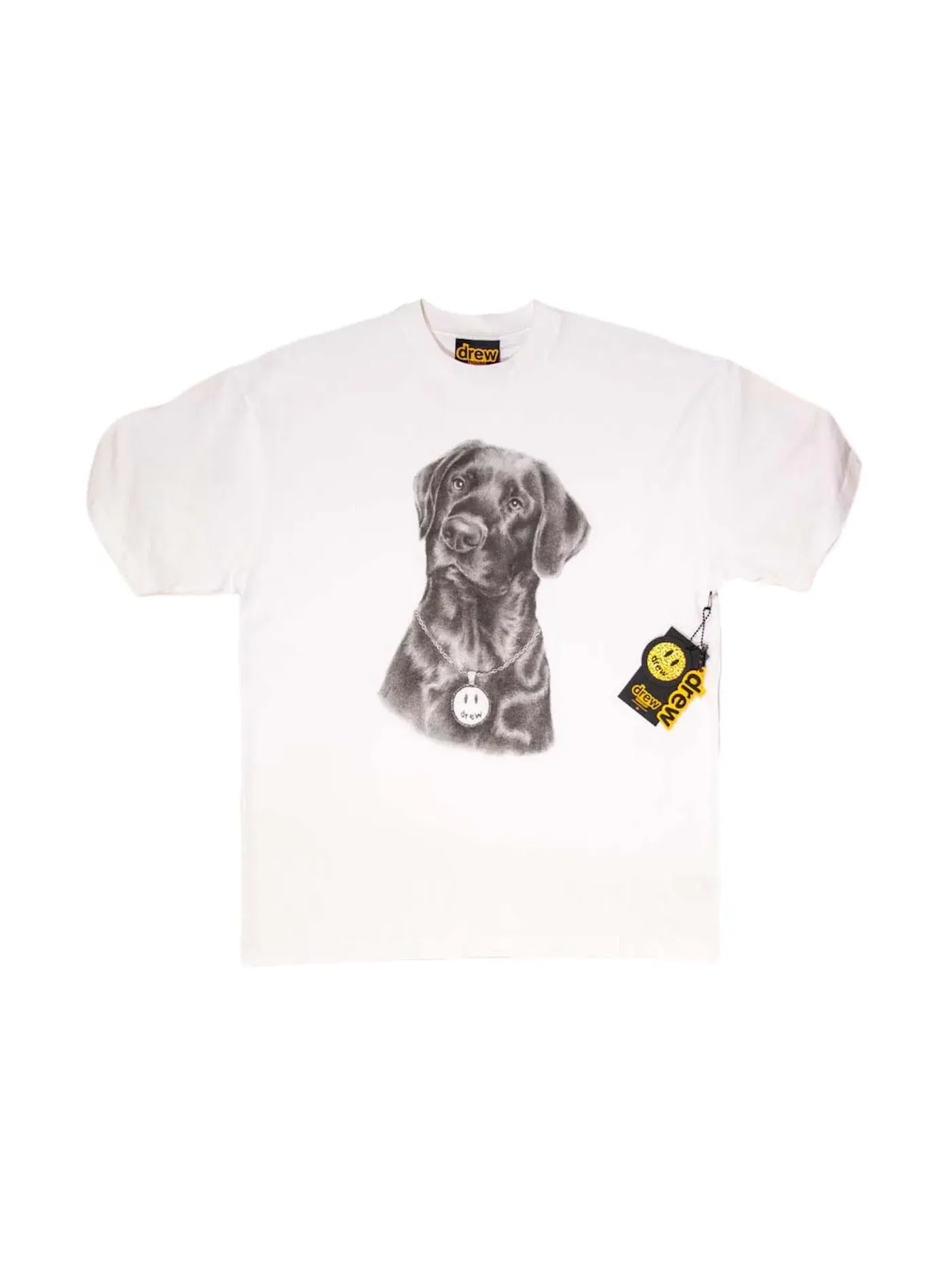 Мужская футболка с принтом drew house Tee drew house — изображение 1 из 1, белый