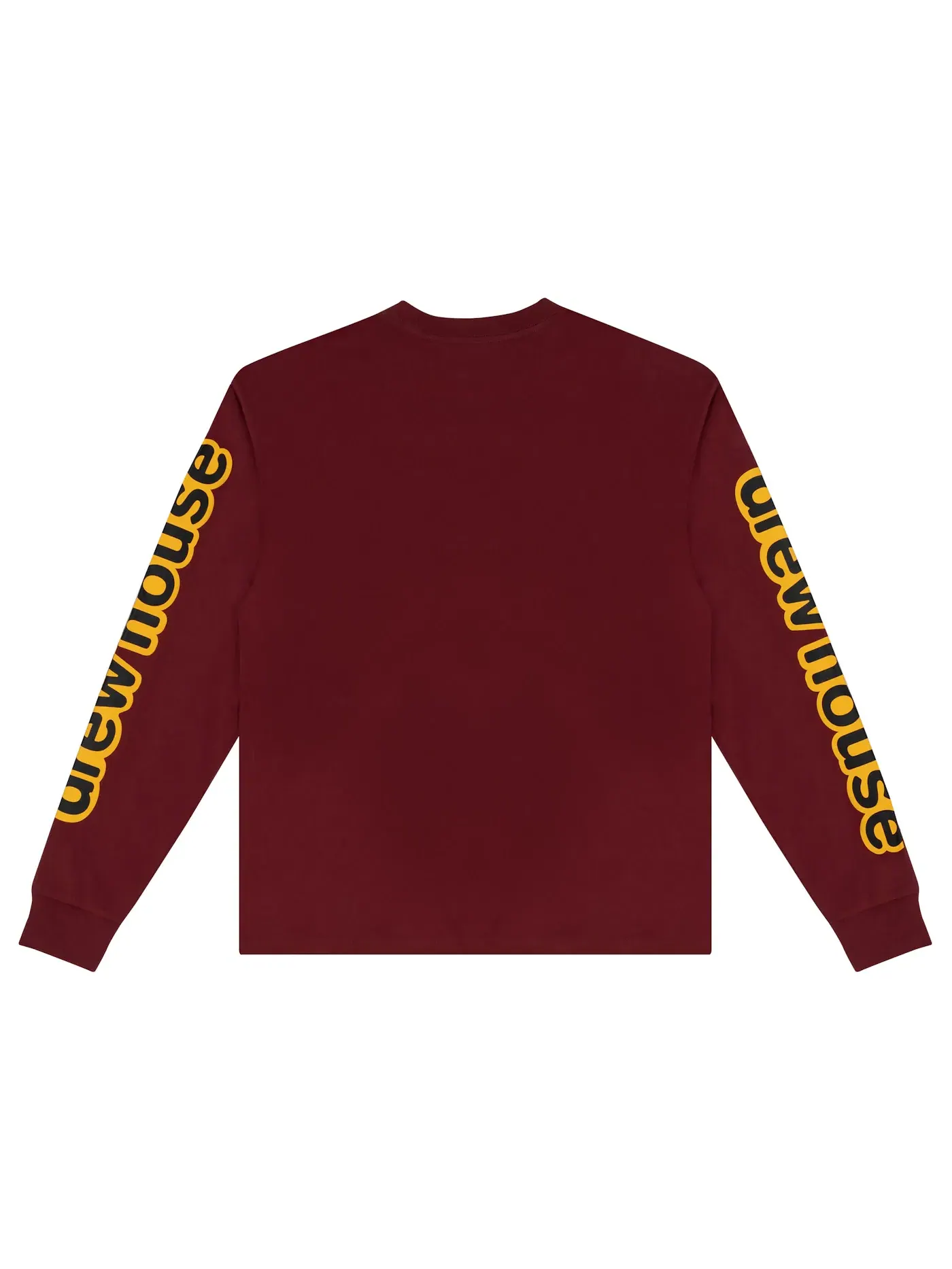 Мужская футболка с длинным рукавом drew house Tee — изображение 2 из 2, бордовый