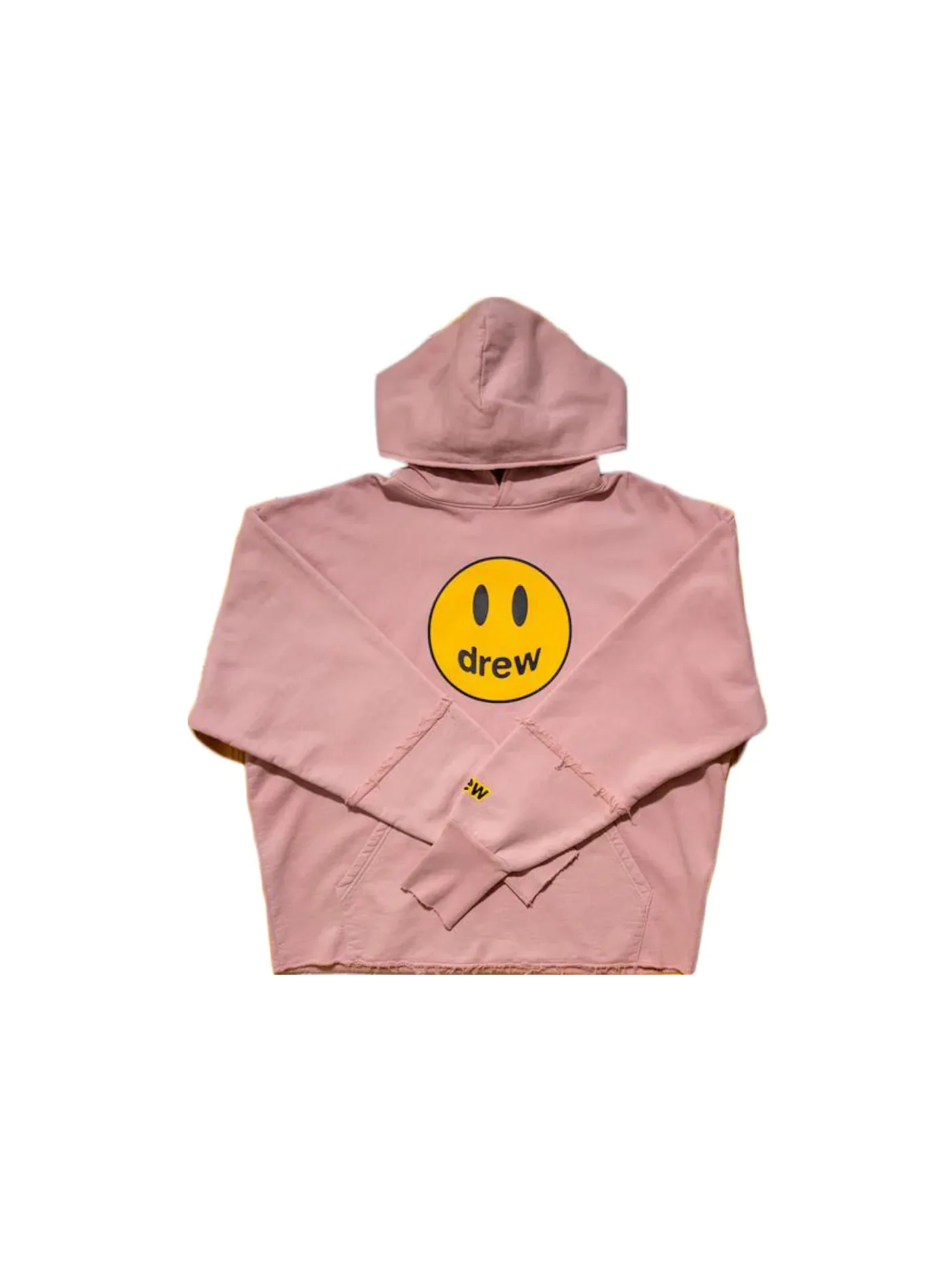 Мужская худи с принтом drew house Mascot Deconstructed Hoodie drew house — изображение 1 из 2, розовый