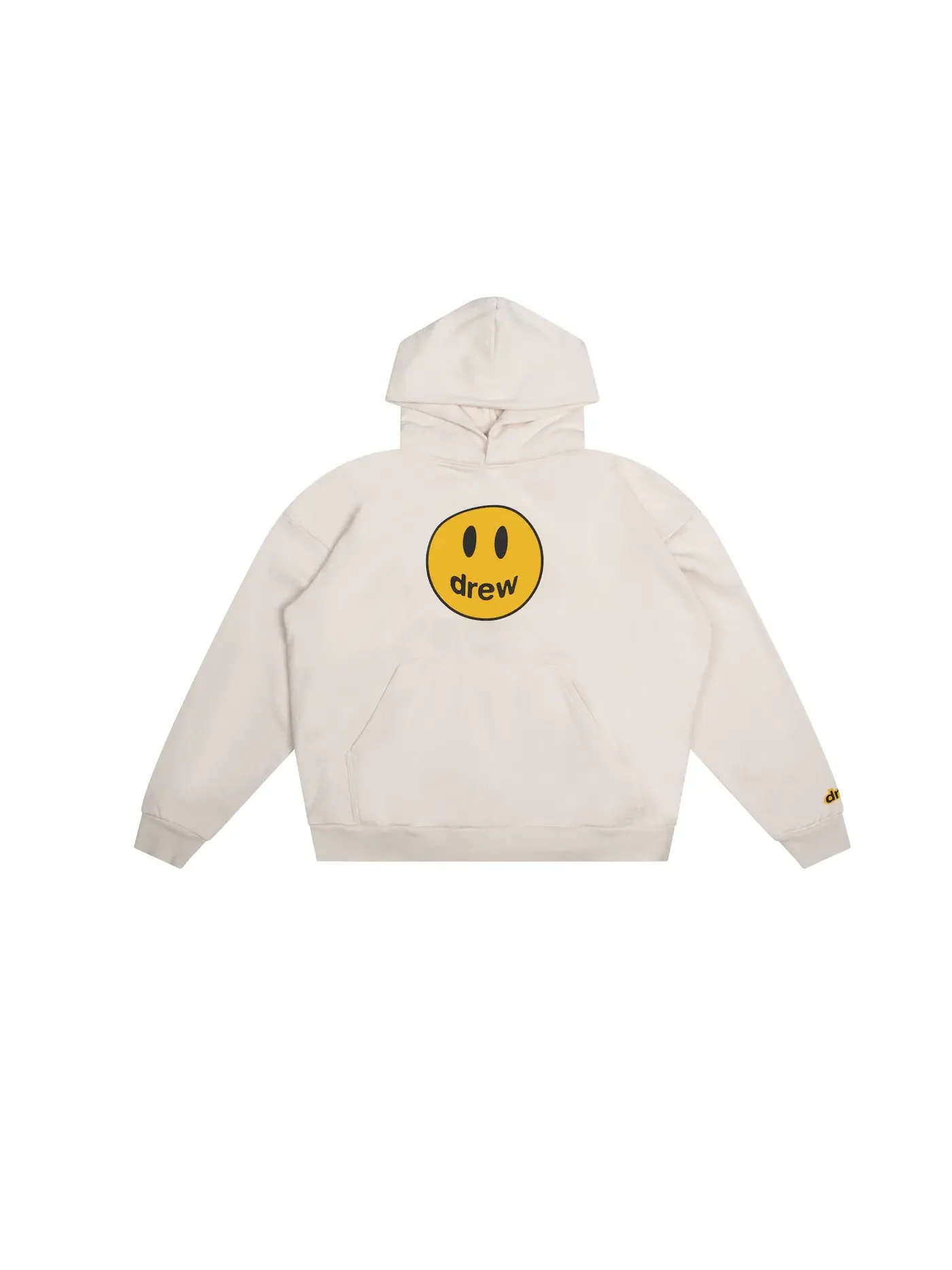 Мужской оверсайз худи с принтом drew house Oversized Hoodie — изображение 1 из 2, бежевый
