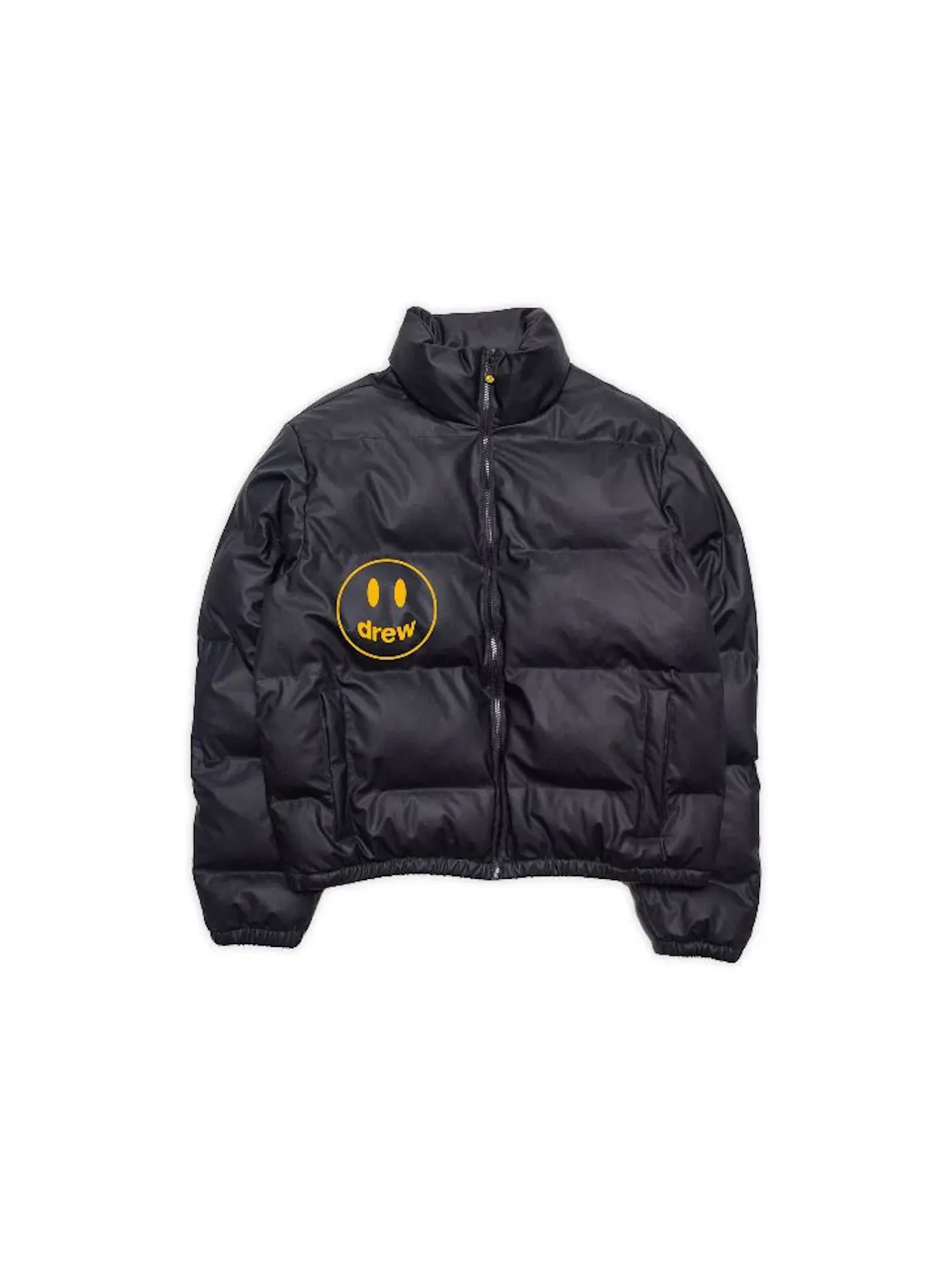 Мужская куртка-пуховик с принтом Mascot Puffer Jacket drew house — изображение 1 из 1, черный