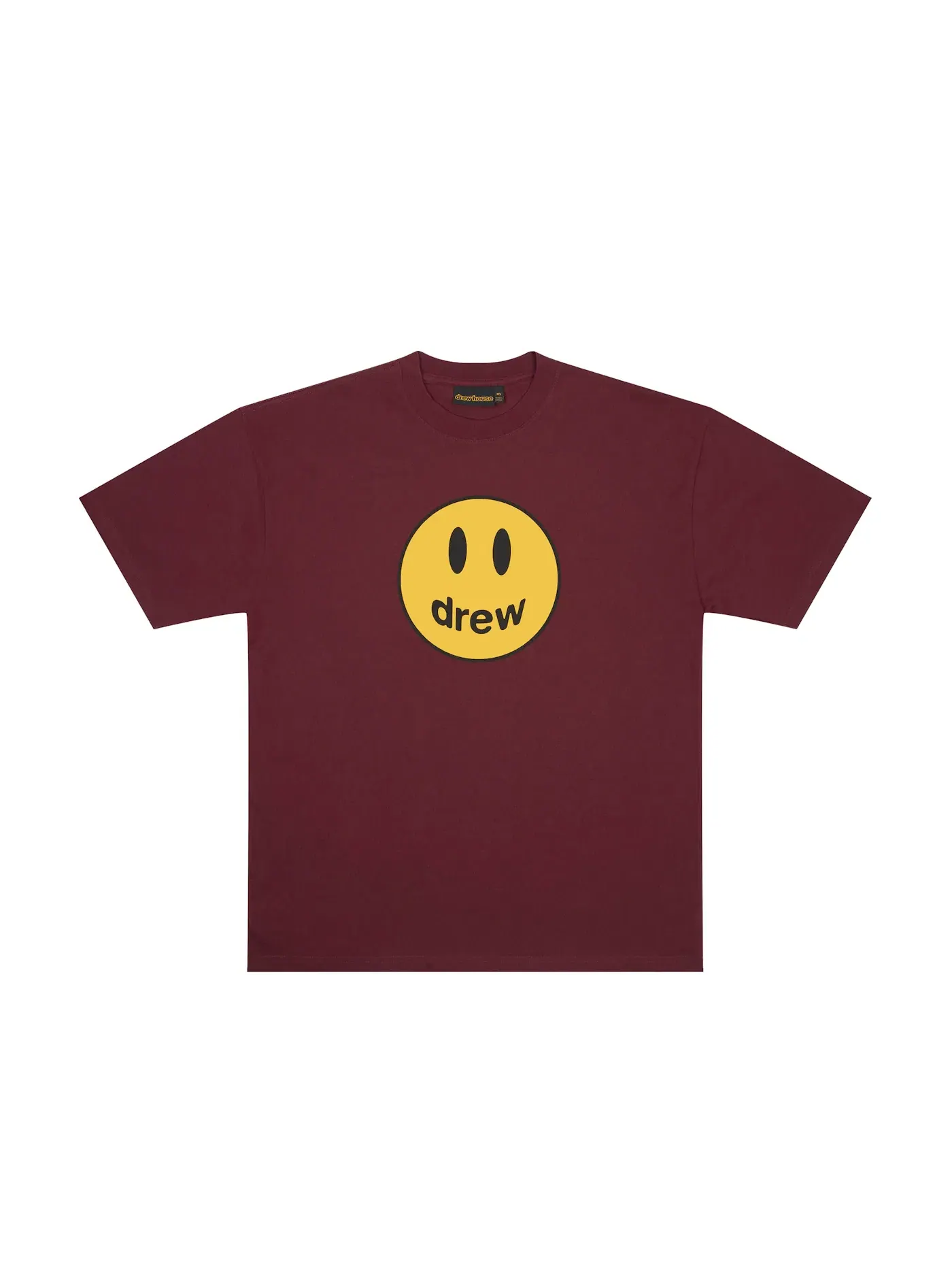 Мужская футболка с принтом drew house Mascot Ss Tee — изображение 1 из 2, бордовый