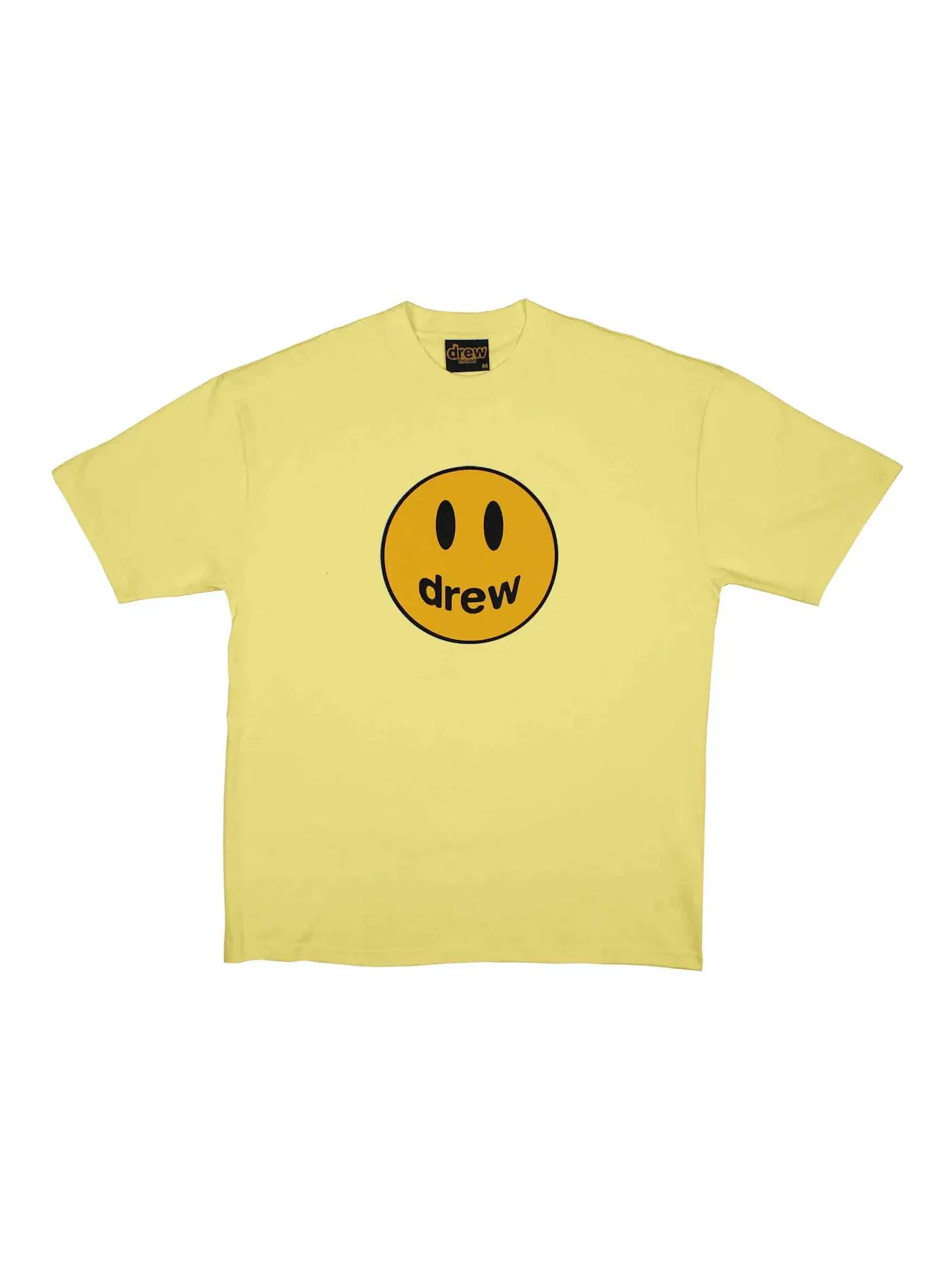 Мужская футболка с принтом Mascot SS Tee drew house — изображение 1 из 1, светлый желтый