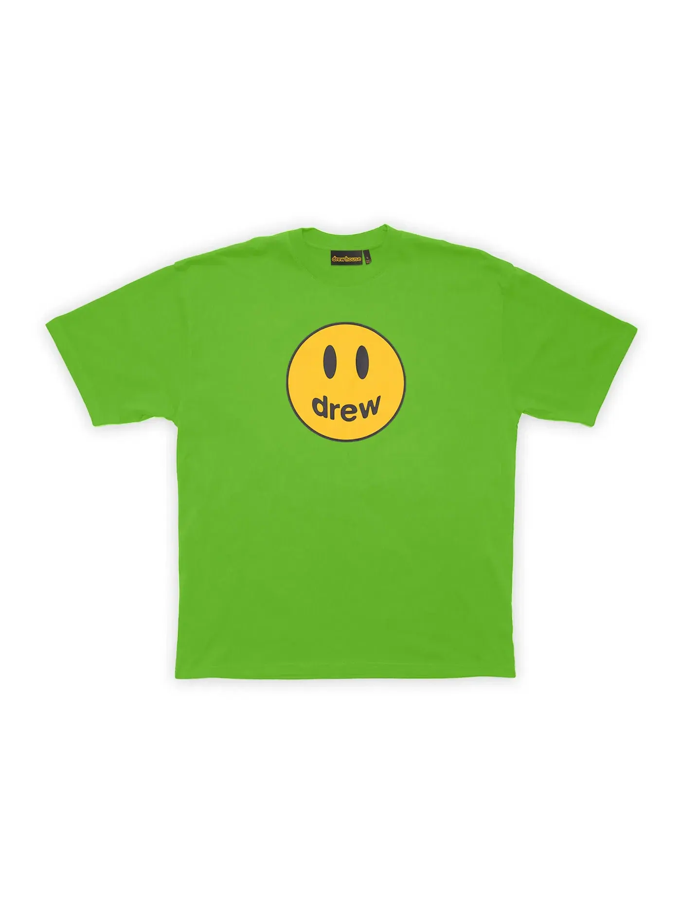 Мужская футболка с принтом drew house Mascot SS Tee — изображение 1 из 1, лаймовый