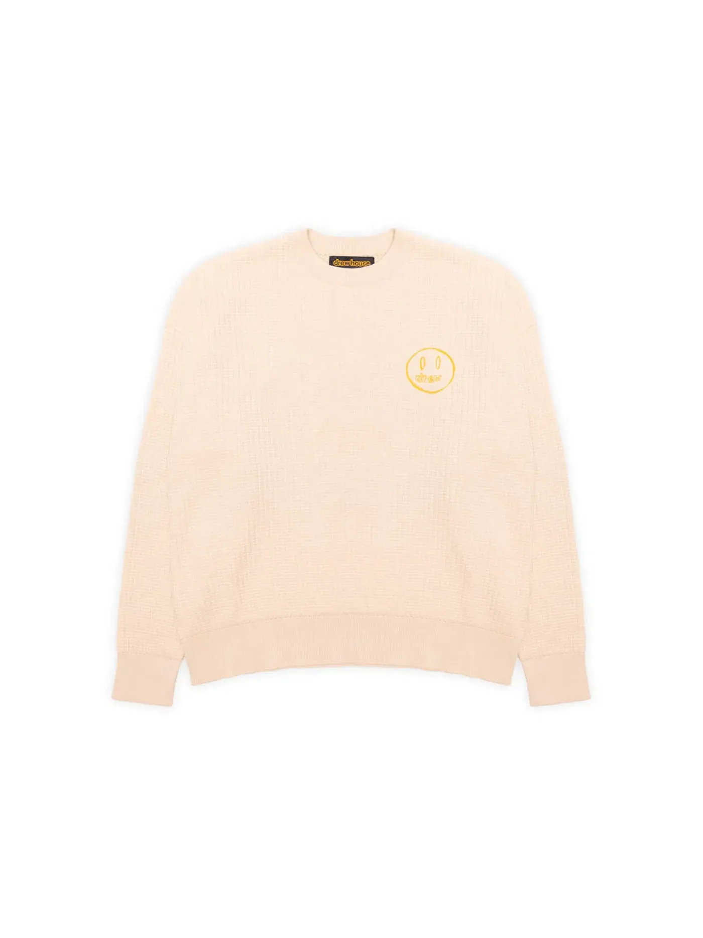 Мужской свитер с принтом Mascot Waffle Sweater drew house — изображение 1 из 1, бежевый