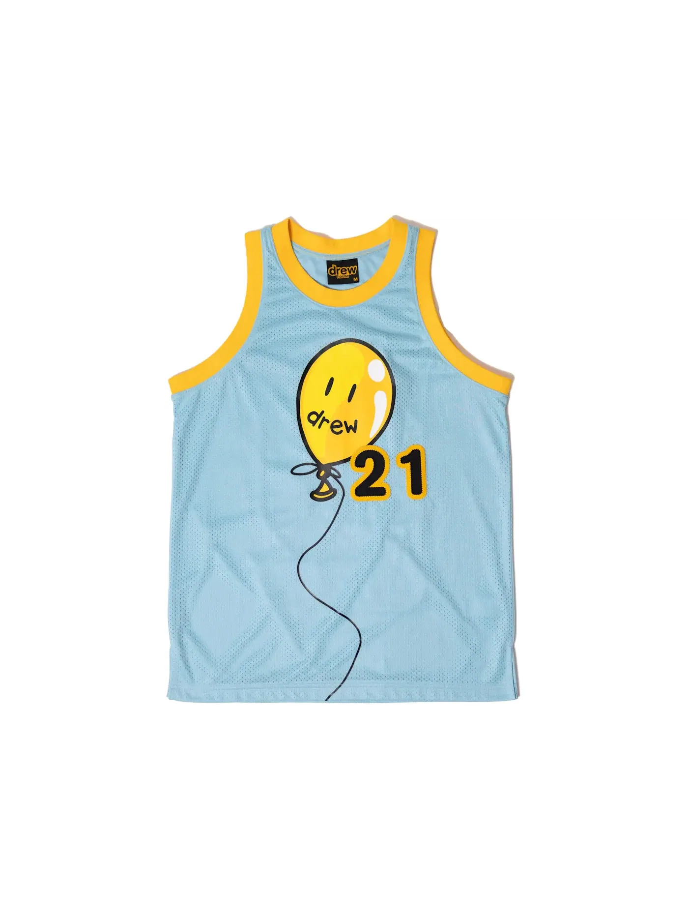 Мужская джерси с принтом Basketball Jersey drew house — изображение 1 из 1, синий