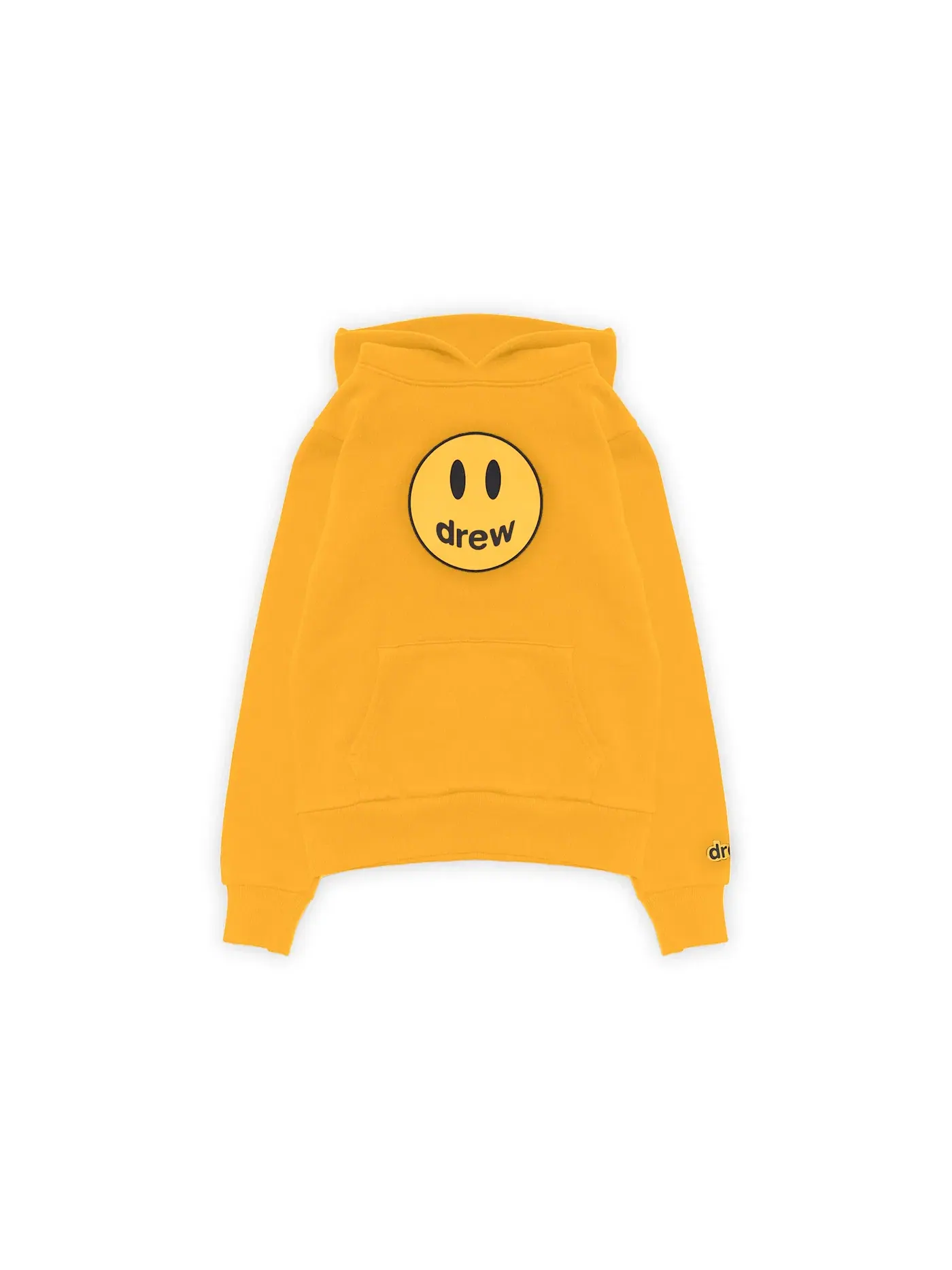 Детский худи с принтом Mascot drew house — изображение 1 из 1, золотистый желтый