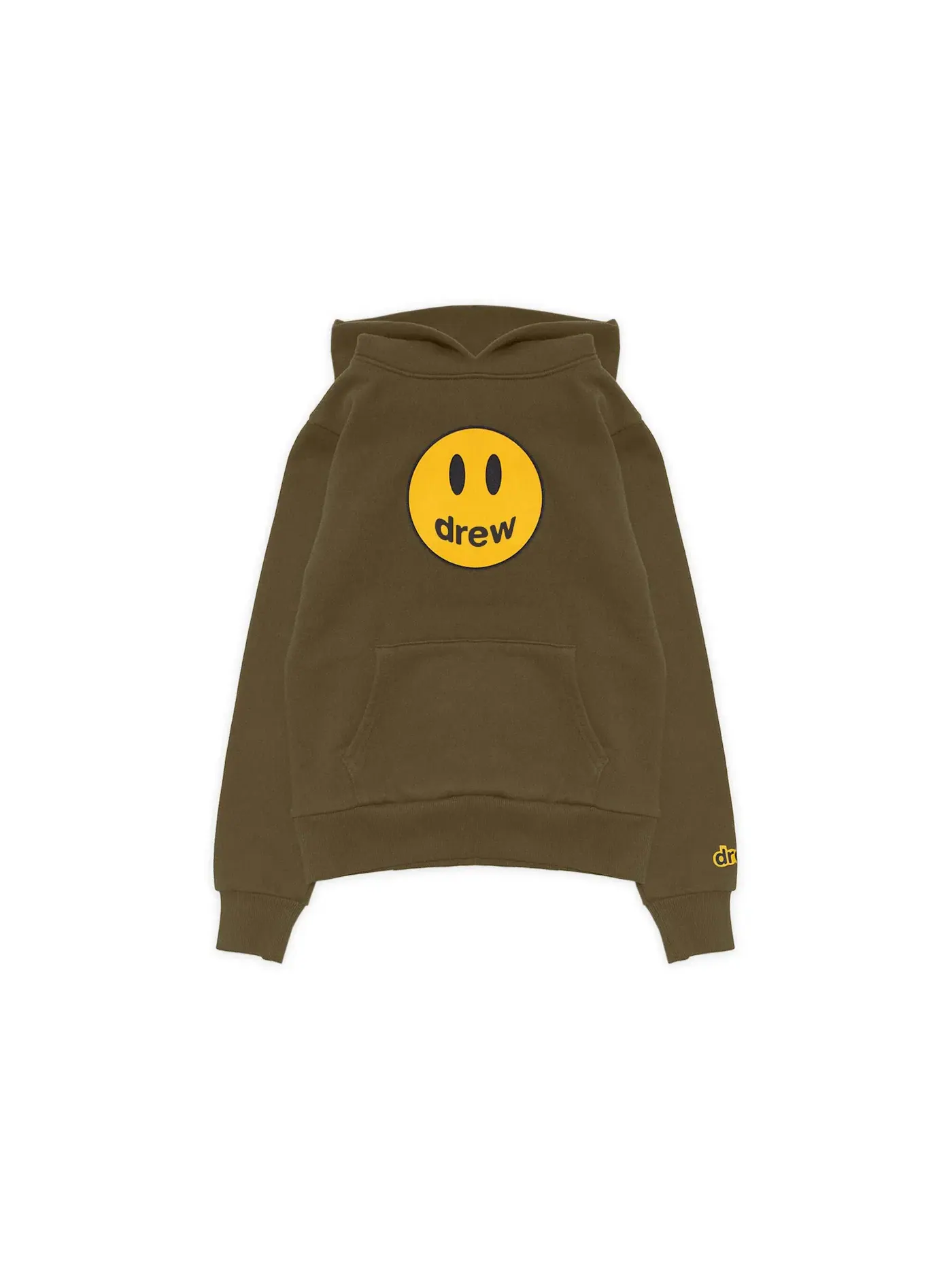 Детская худи drew house Mini Drew Mascot Kids Hoodie — изображение 1 из 1, оливковый