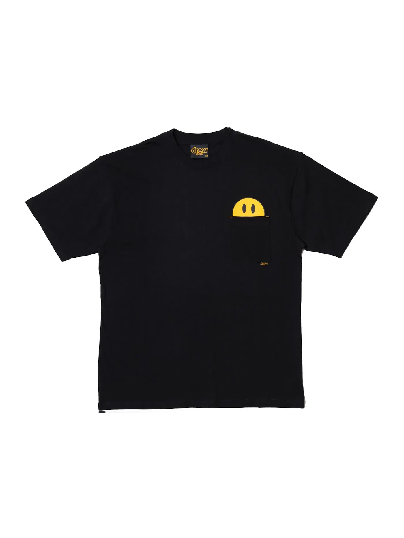 Мужская футболка с принтом Pocket Tee drew house — изображение 1 из 1, черный