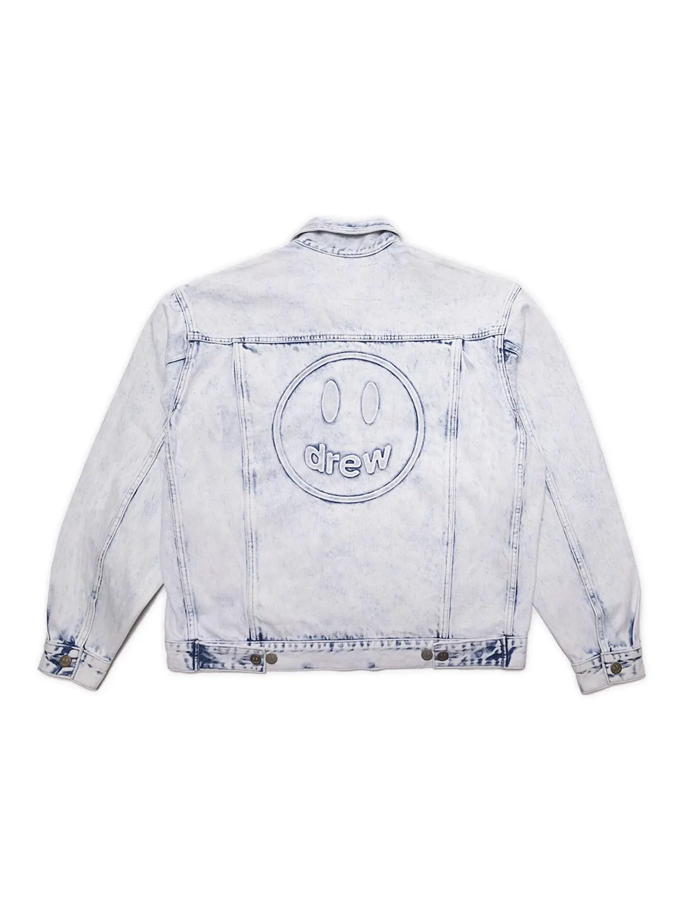 Мужская куртка оверсайз с принтом drew house Trucker Jacket — изображение 1 из 2, индиго