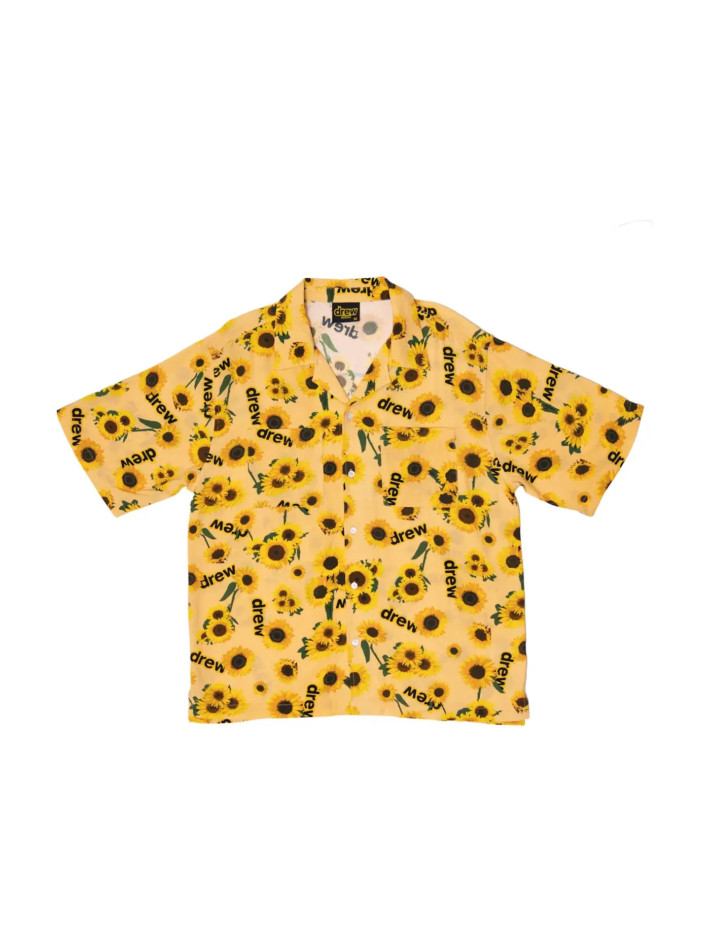Мужская рубашка с принтом drew house Secret Sunflower, Secret Sunflower — изображение 1 из 2