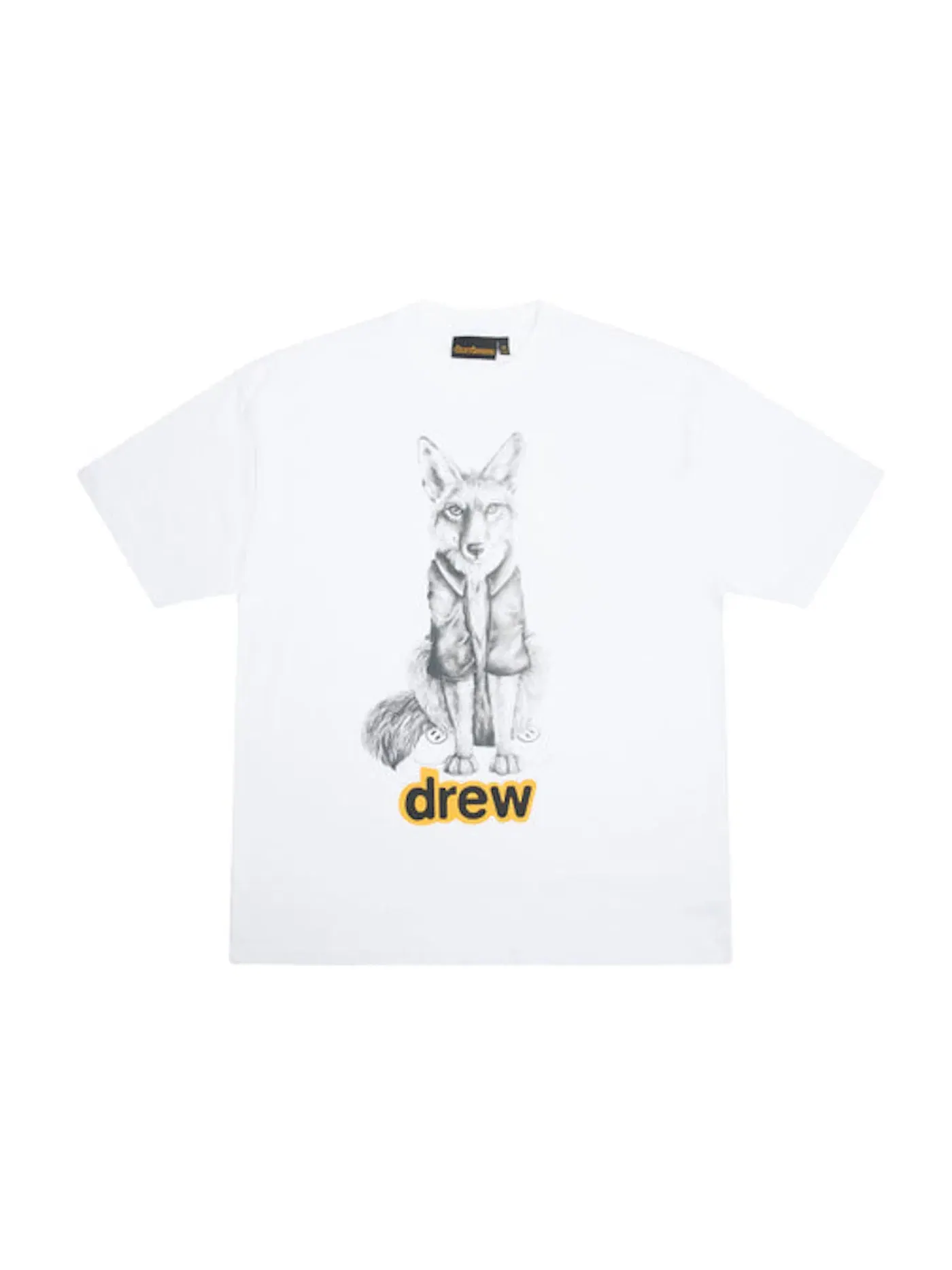 Мужская футболка с принтом drew house T-Shirt — изображение 1 из 1, белый