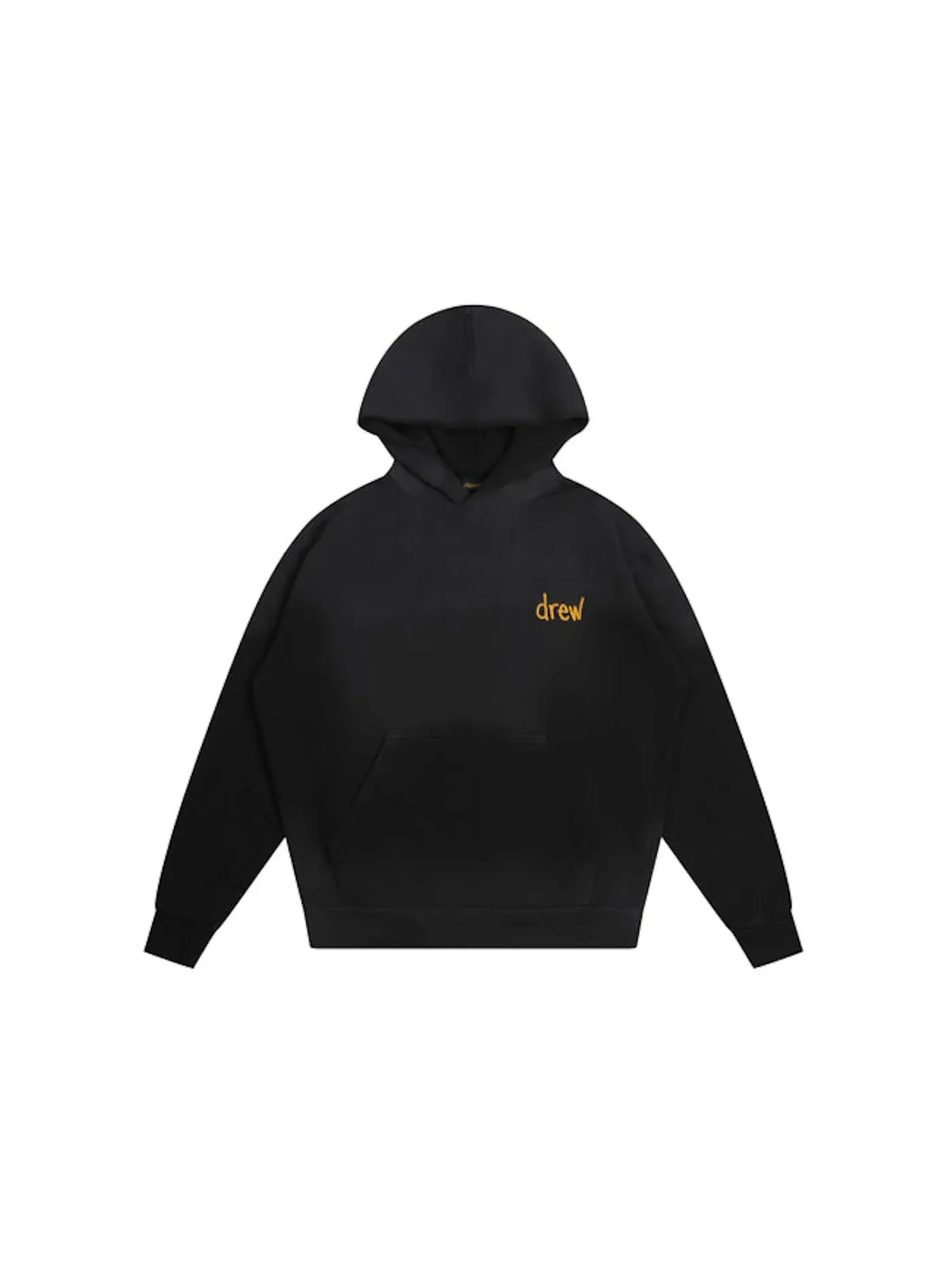 Мужской худи с принтом Boxy Hoodie drew house — изображение 1 из 1, черный