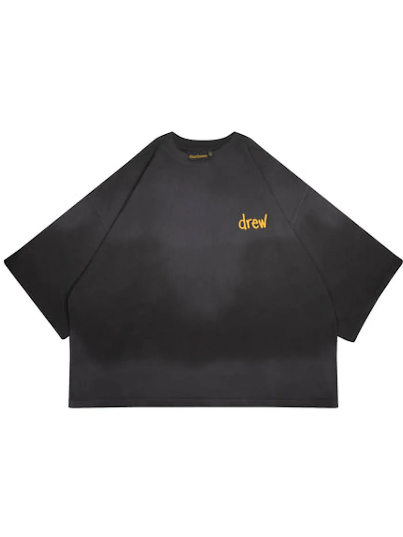 Мужская футболка с принтом drew house Scribble Boxy T-Shirt — изображение 1 из 1, черный