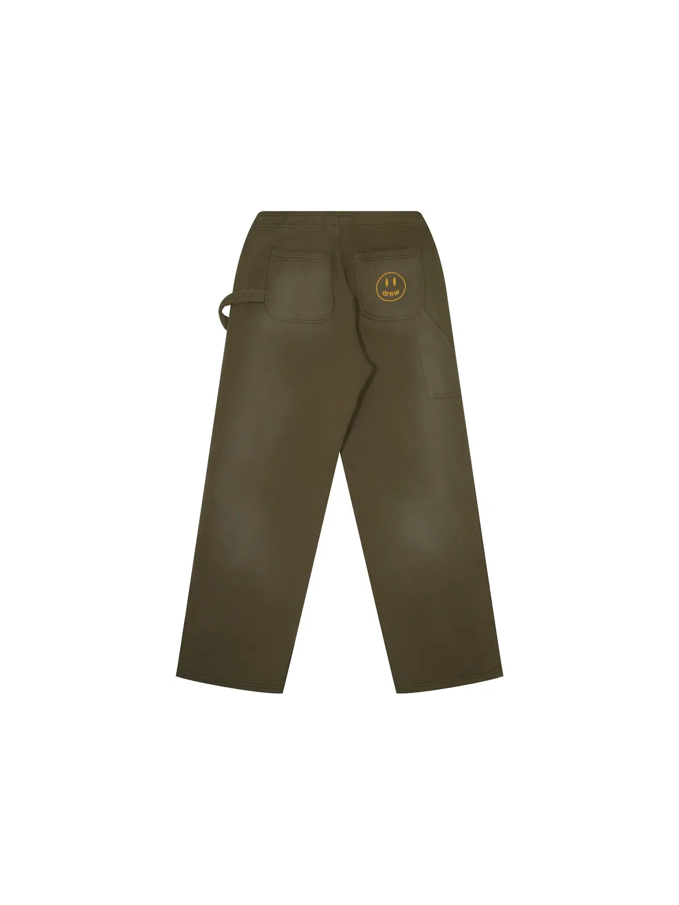 Мужские штаны с принтом Carpenter Sweatpant drew house — изображение 2 из 2, оливковый