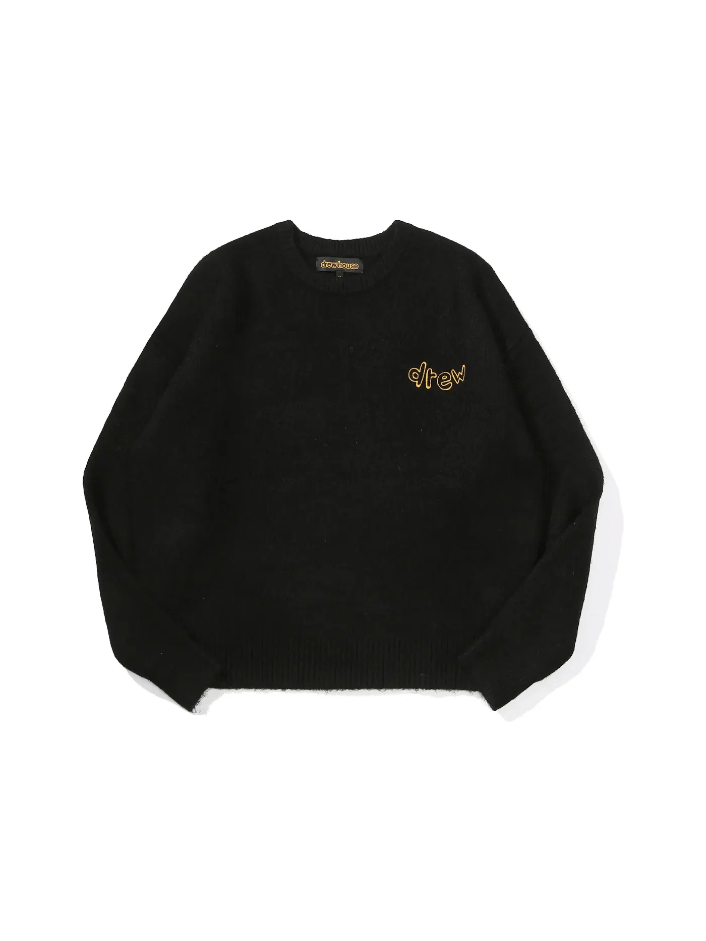 Мужской свитер с принтом drew house Sweater — изображение 1 из 1, черный