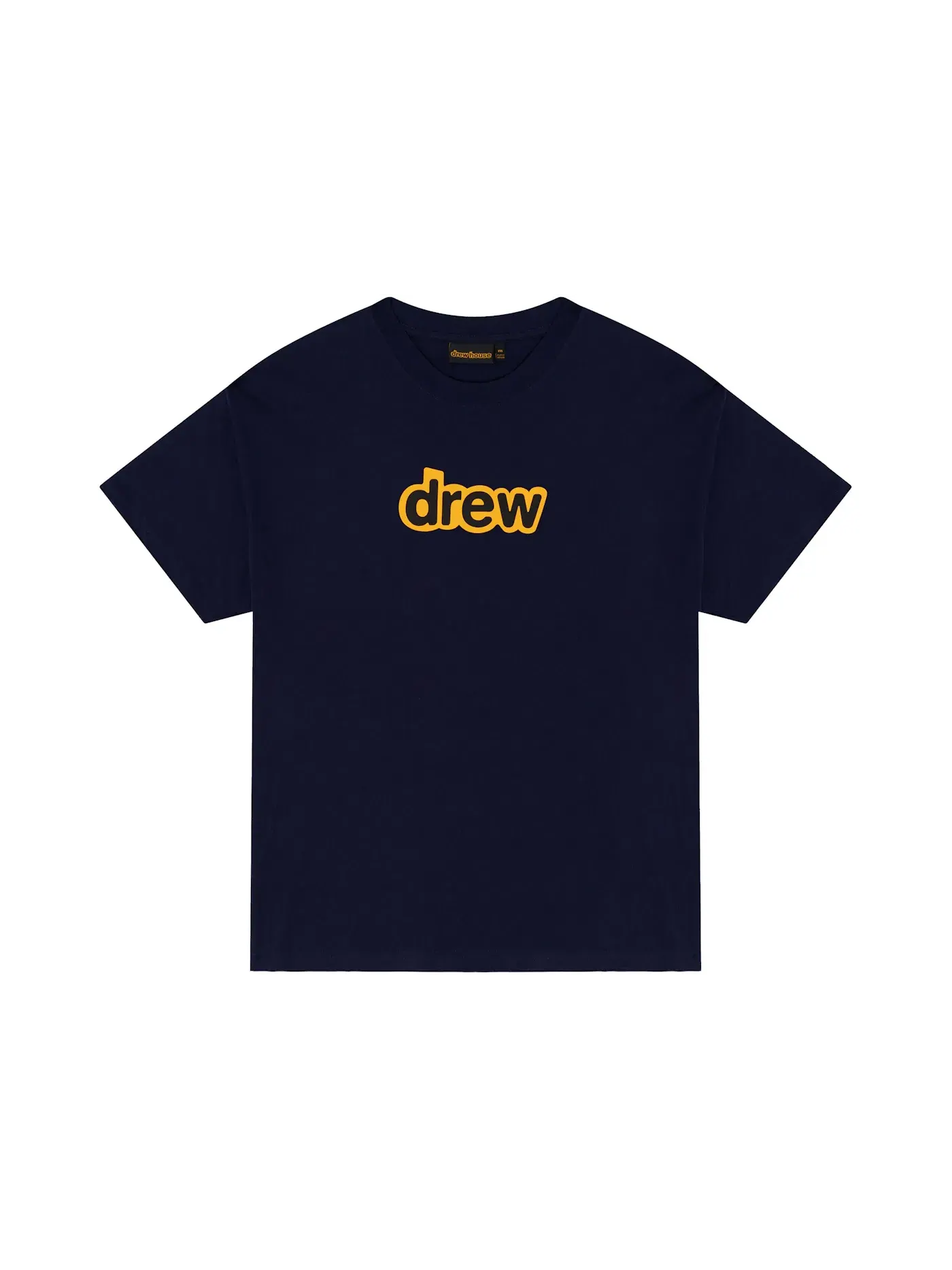 Мужская футболка с принтом Tee drew house — изображение 1 из 1, темный темно-синий
