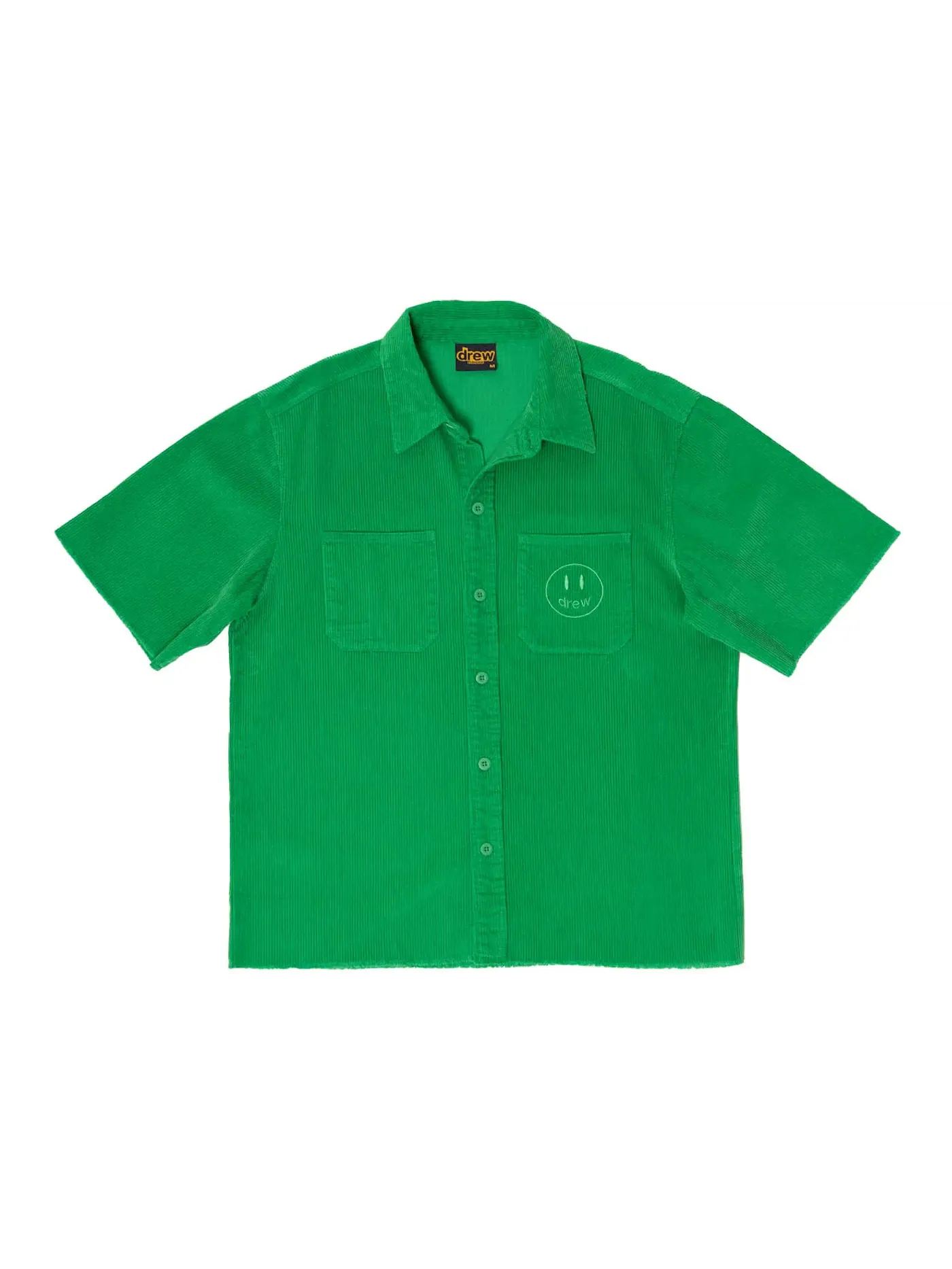 Мужская рубашка из вельвета drew house Shirt — изображение 1 из 1, зеленый