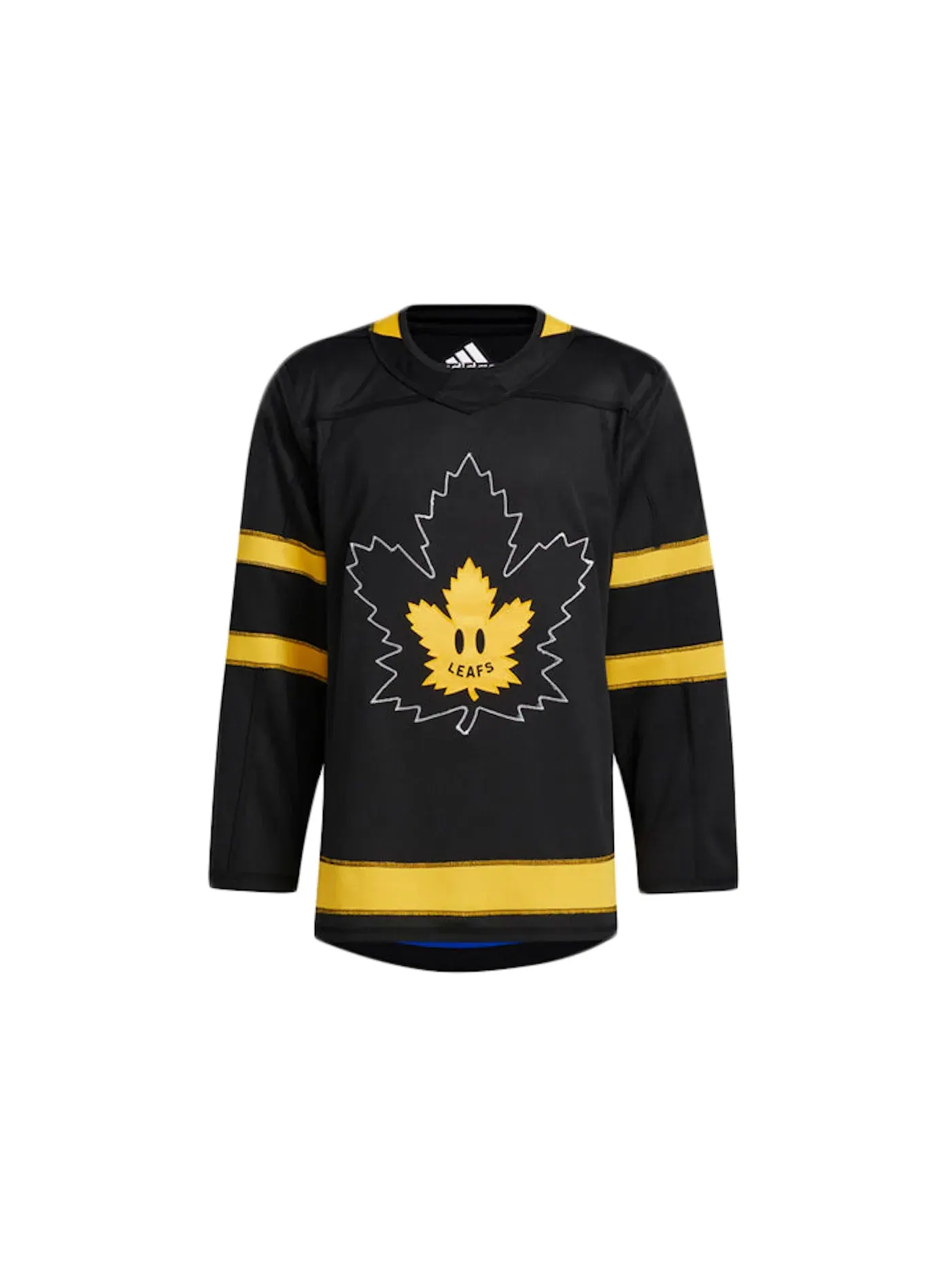 Мужская джерси с принтом drew house Toronto Maple Leafs Alt 3rd Reversible — изображение 1 из 3, черный/желтый/синий