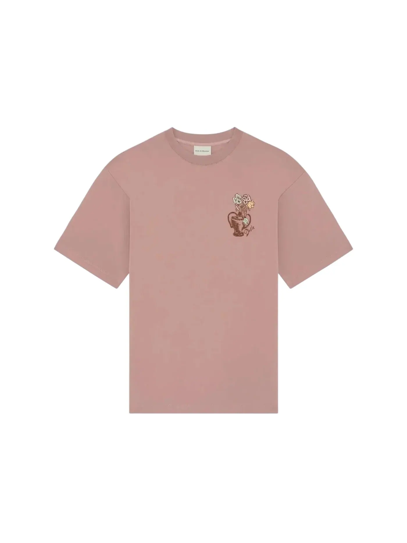 Мужская футболка с коротким рукавом T-shirt Drole de Monsieur — изображение 1 из 1, розовый