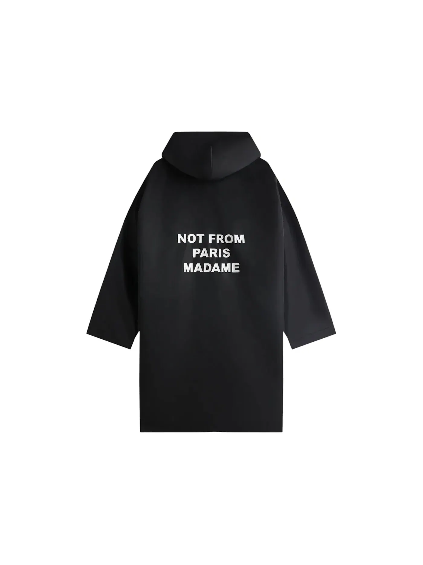 Мужская куртка-парка с принтом Drole de Monsieur La Parka — изображение 1 из 3, черный