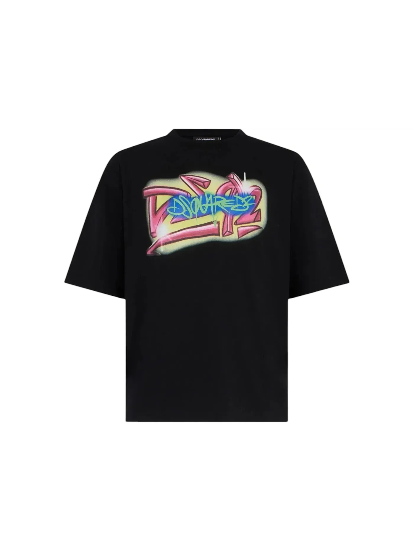 Мужская футболка свободного кроя Tee Dsquared2 — изображение 1 из 1, черный