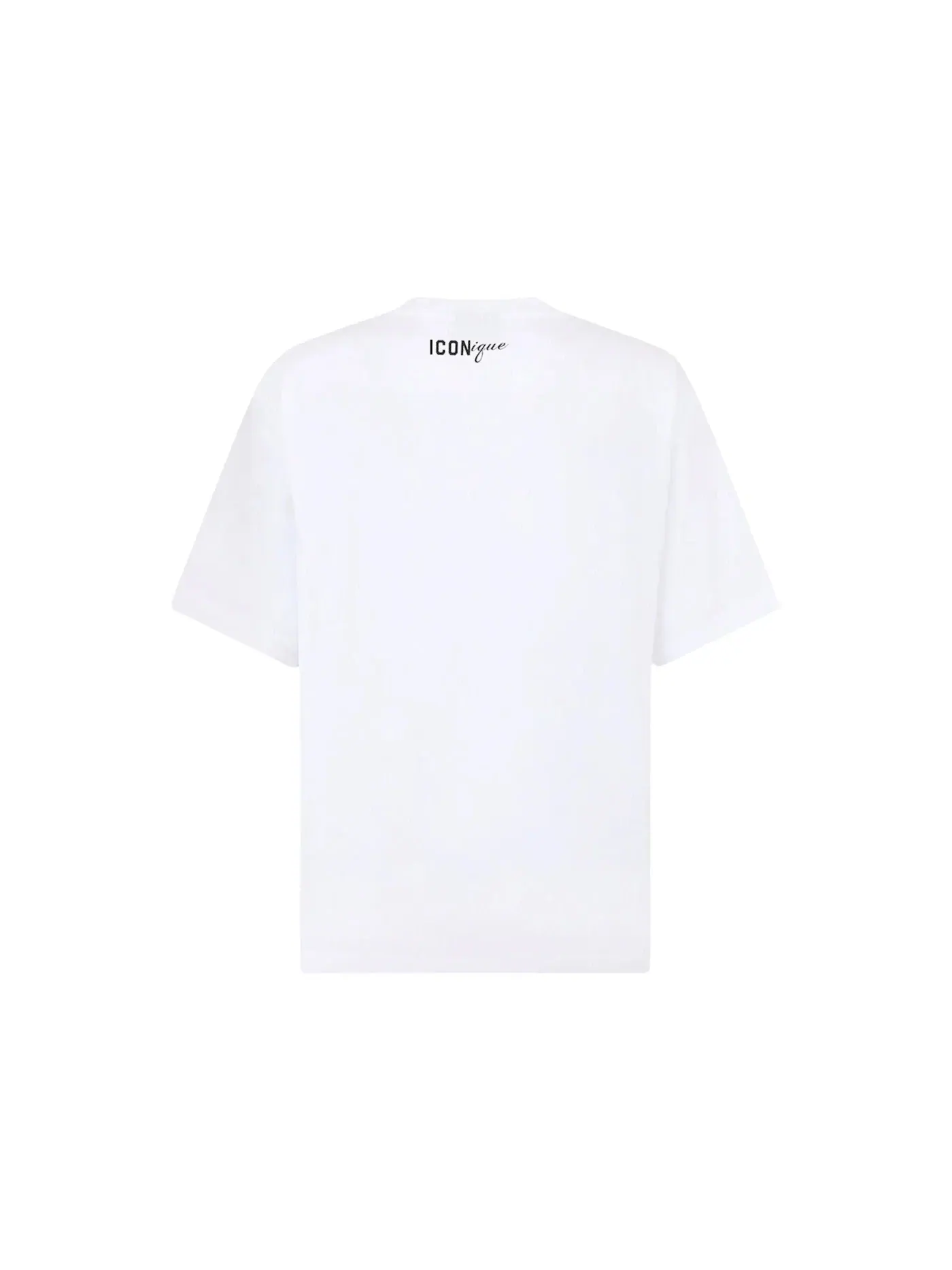 Мужская футболка свободного кроя Iconique Loose Fit Tee Dsquared2 — изображение 2 из 2, белый