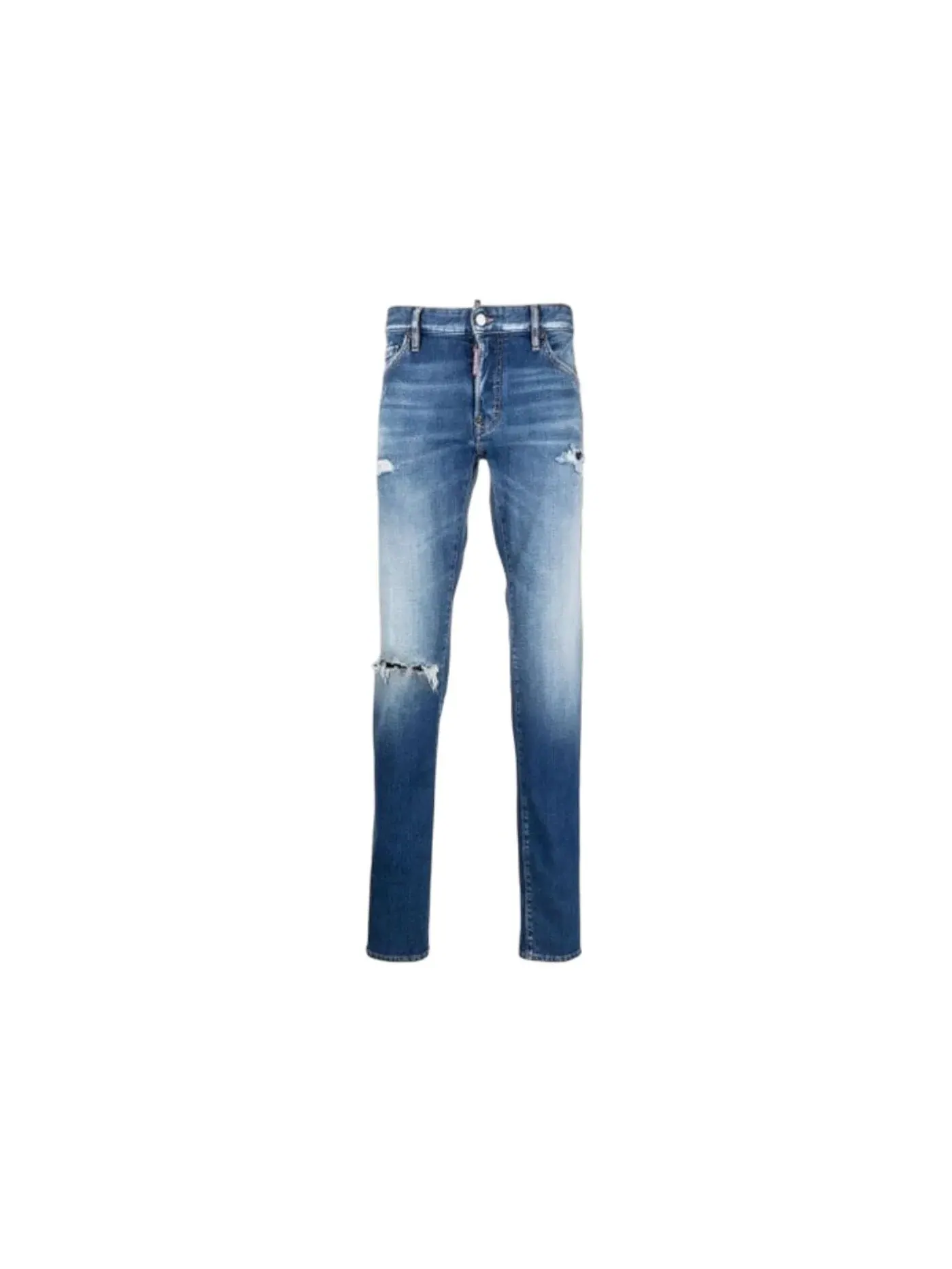Мужские джинсы скинни Dsquared2 Slim Denim Jeans — изображение 1 из 1, синий