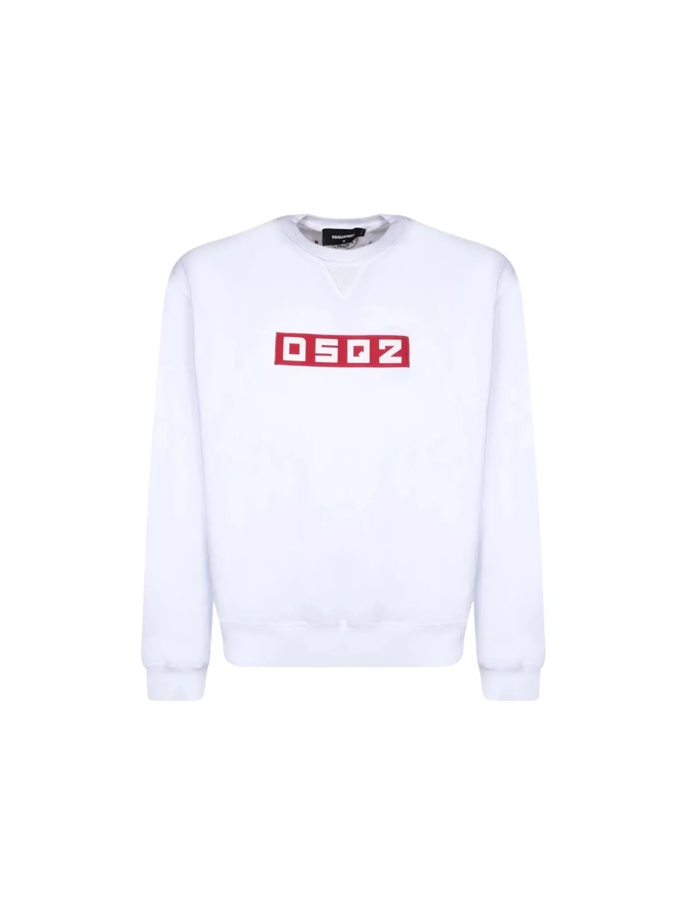 Мужской свитшот с принтом Dsquared2 Small Block Logo — изображение 1 из 1, белый