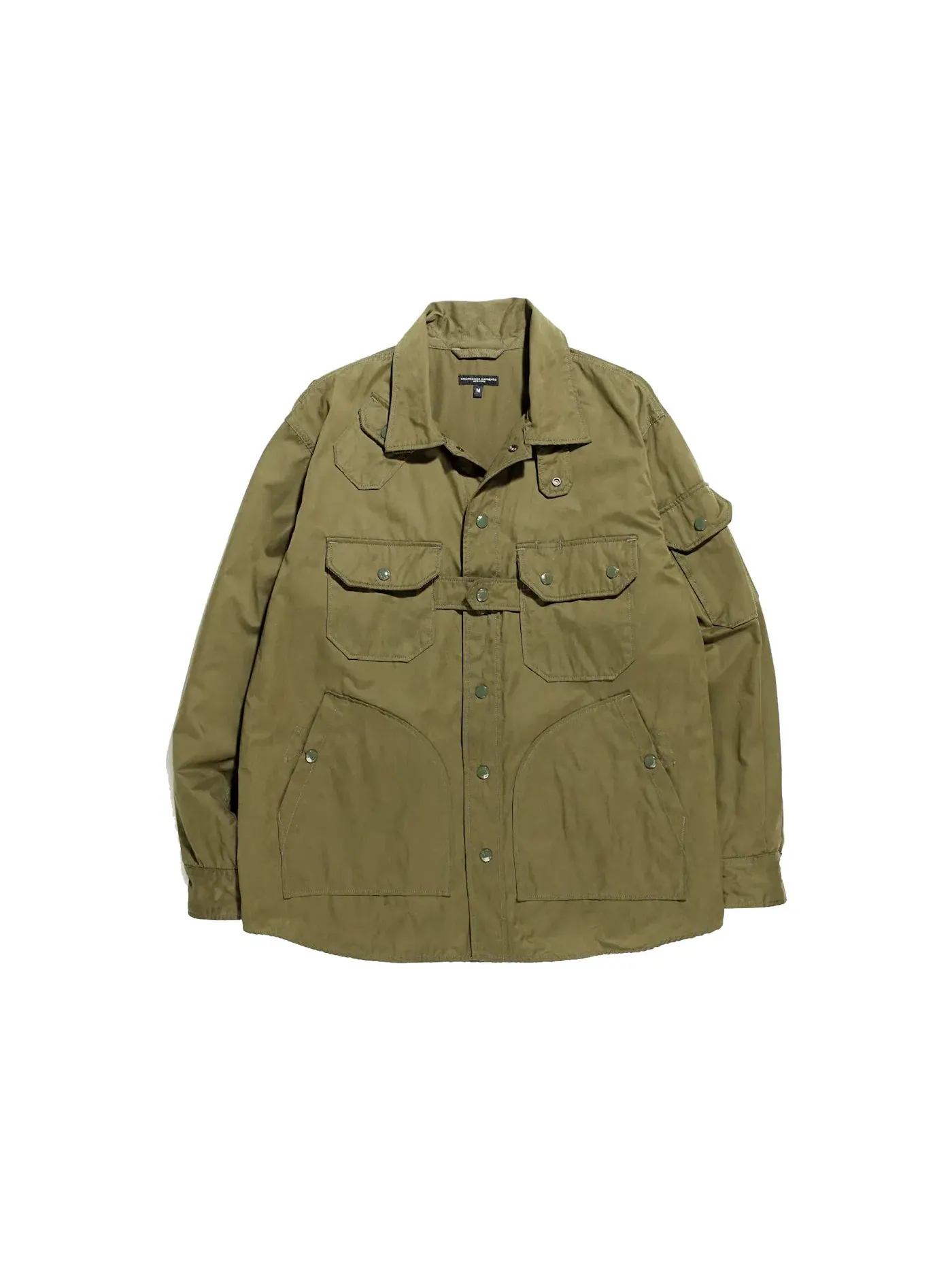 Мужская куртка-рубашка Explorer Engineered Garments — изображение 1 из 2, оливковый
