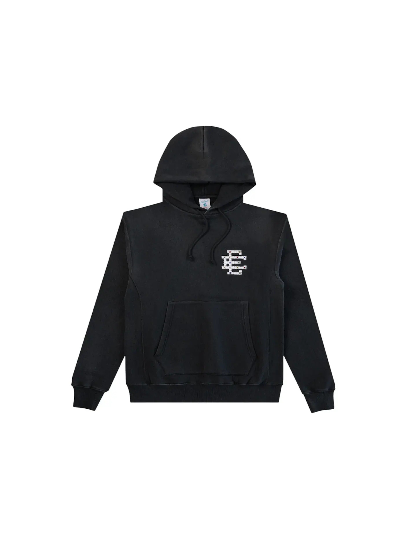Мужской худи с шипами Eric Emanuel EE Basic/Core Studded Hoodie — изображение 1 из 1, черный