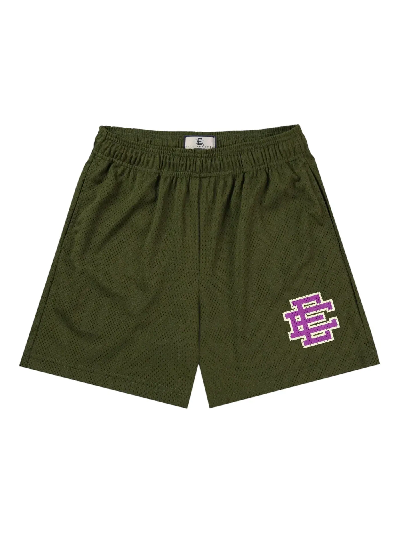 Мужские шорты Eric Emanuel EE Basic Short — изображение 1 из 1, зеленый/фиолетовый