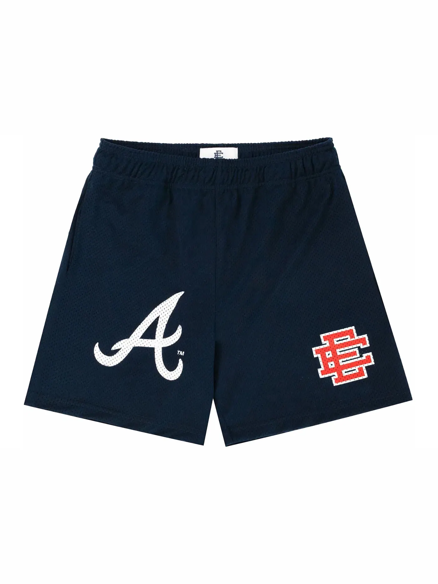 Мужские шорты с принтом Eric Emanuel EE Basic Short FW23 Atlanta Braves, Atlanta Braves — изображение 1 из 1