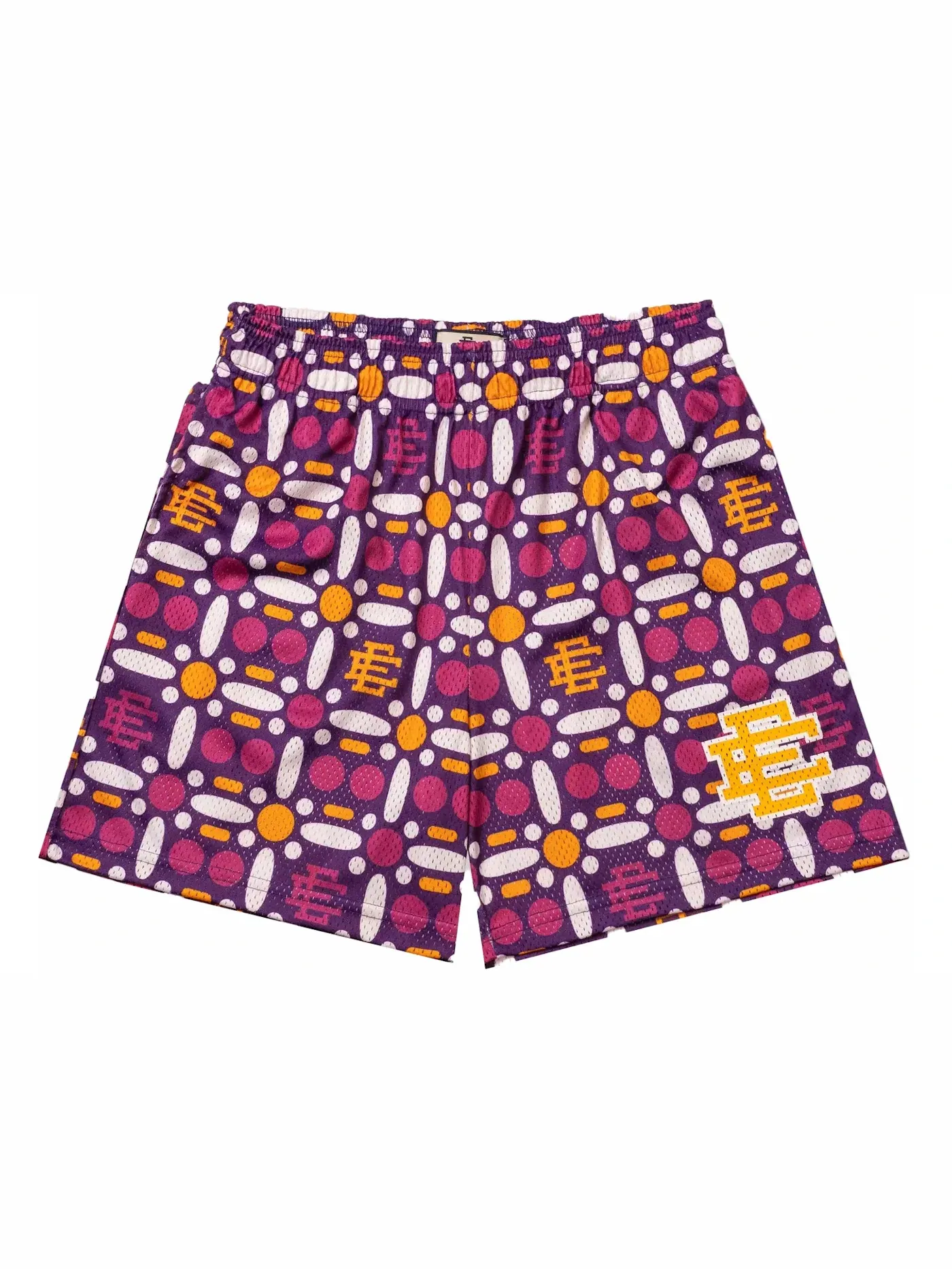Мужские шорты с принтом Eric Emanuel EE Basic Short — изображение 1 из 1, фиолетовый