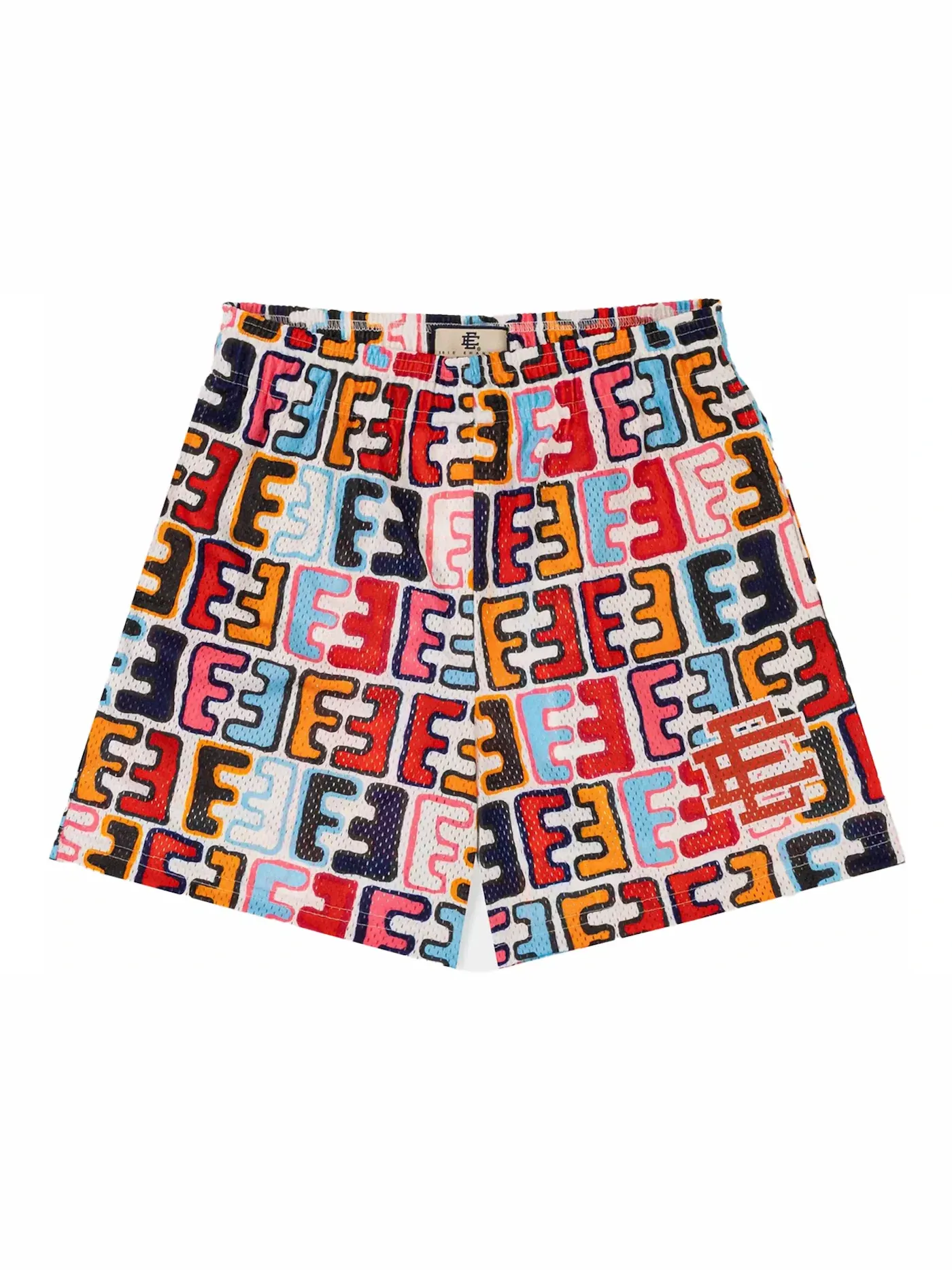 Мужские шорты с принтом Eric Emanuel Short, Jake Clark Hand Painted — изображение 1 из 1