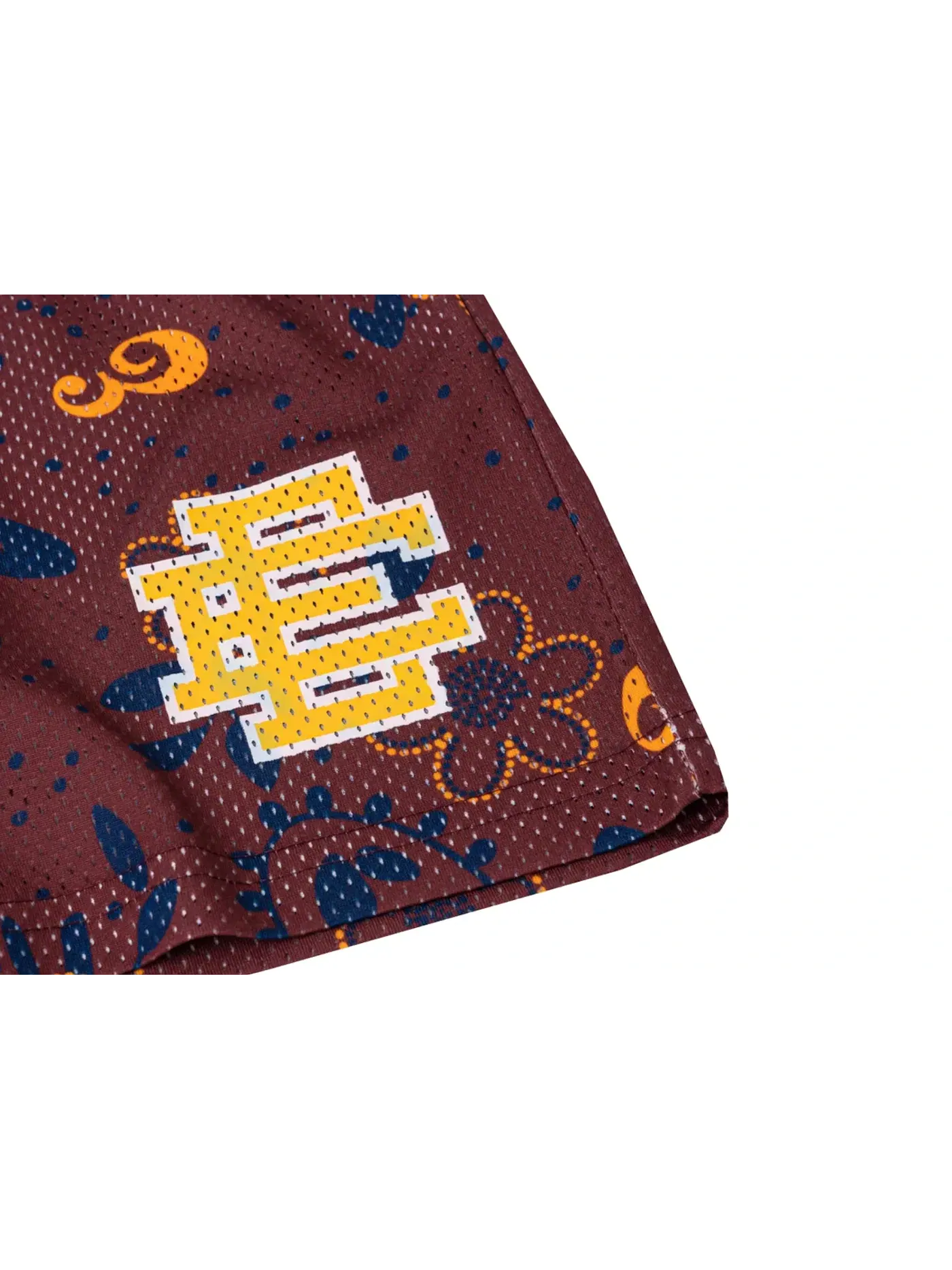 Мужские шорты с принтом Eric Emanuel EE Basic Short, Maroon Paisley — изображение 2 из 2
